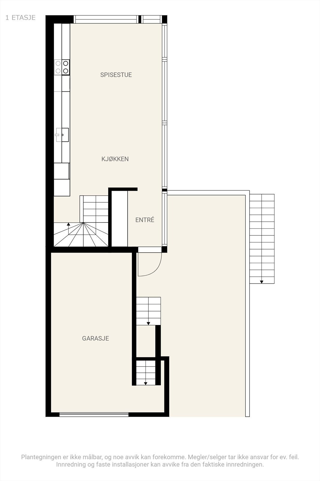 Plantegning 1.Etasje. Galleribilde