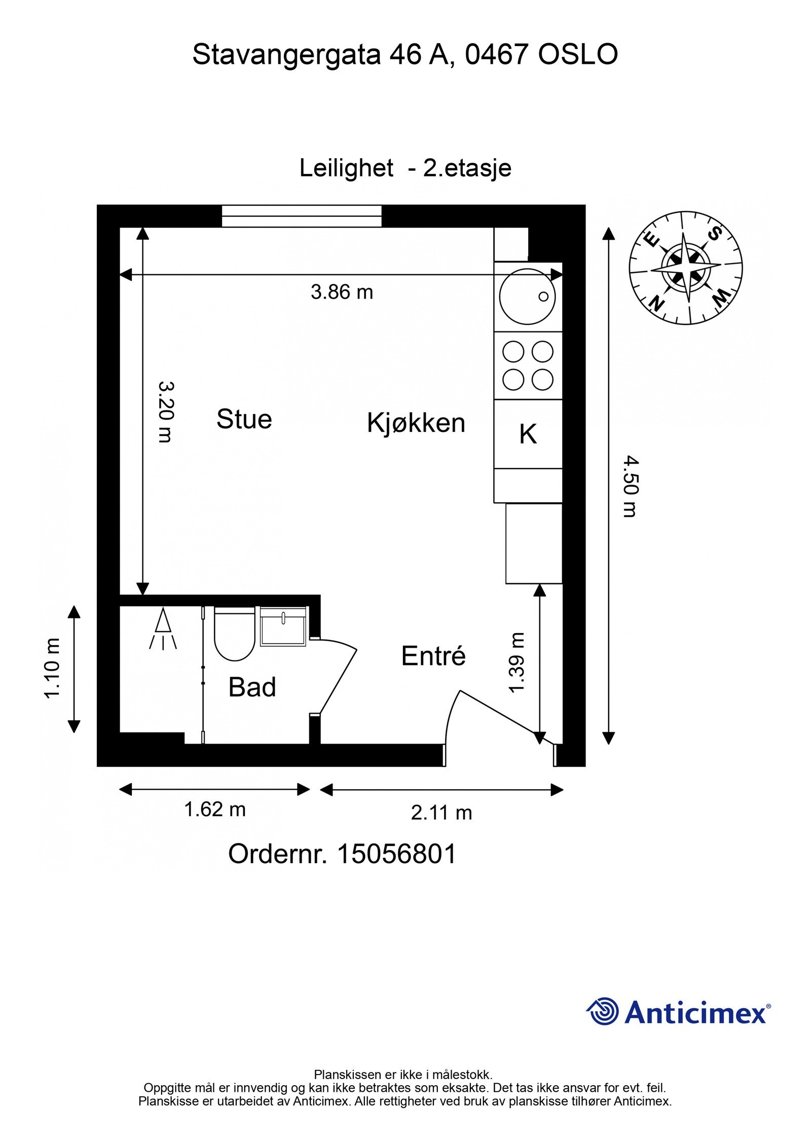 plantegning Galleribilde