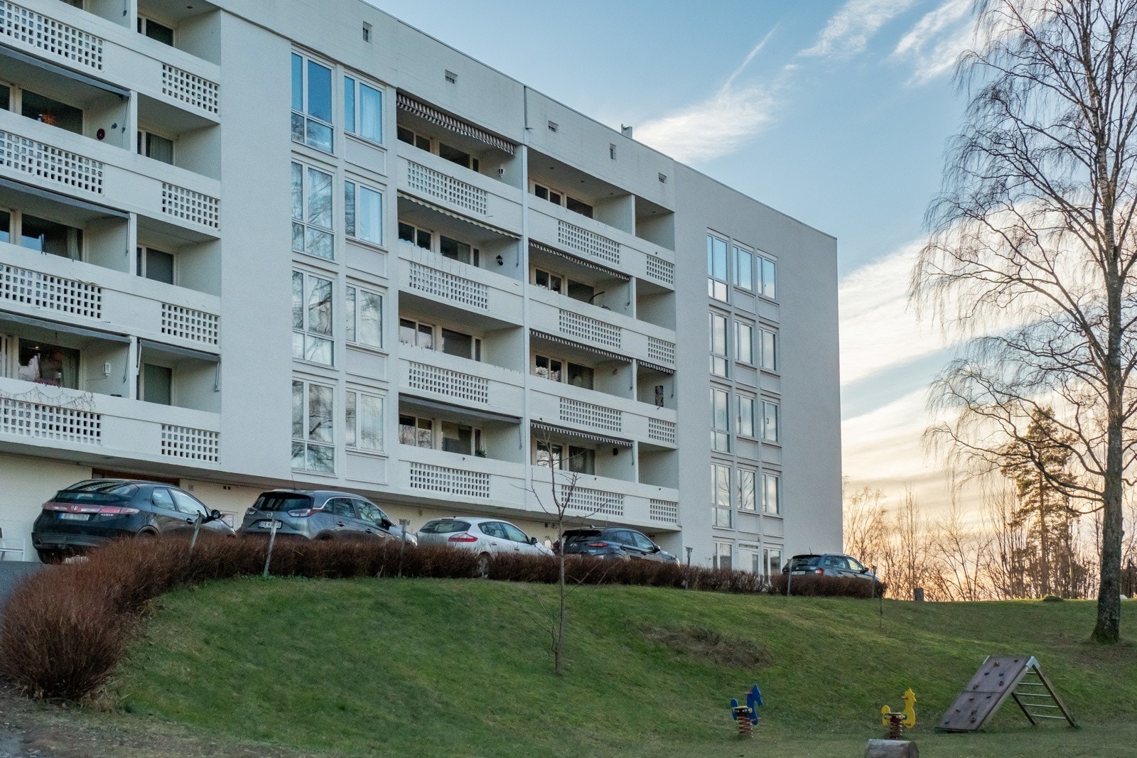 Borettslaget består av 115 leiligheter, fremstår som veldrevet og godt organisert. Galleribilde