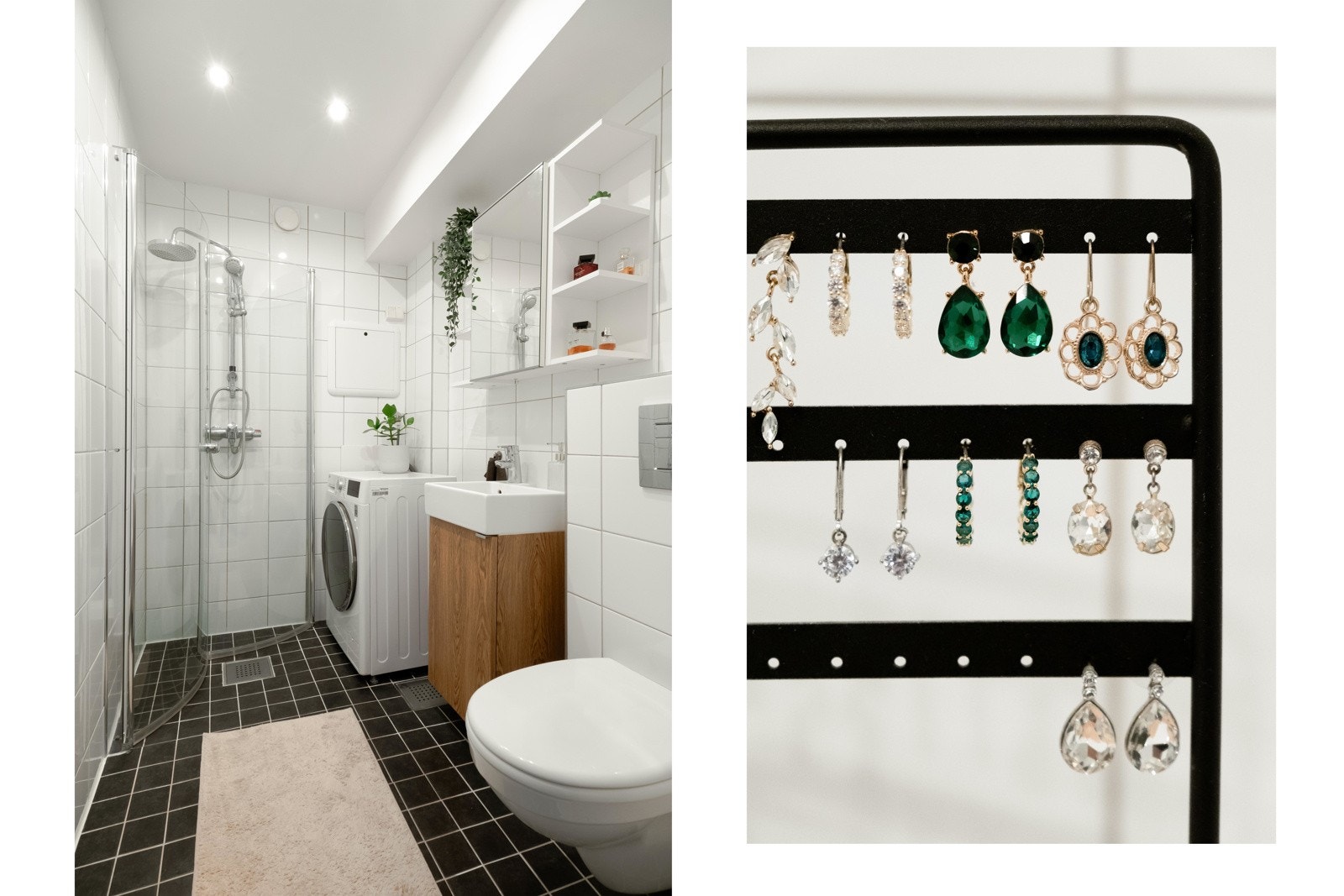 Fra entreen finner vi badet, som sist ble pusset opp i 2012. Galleribilde