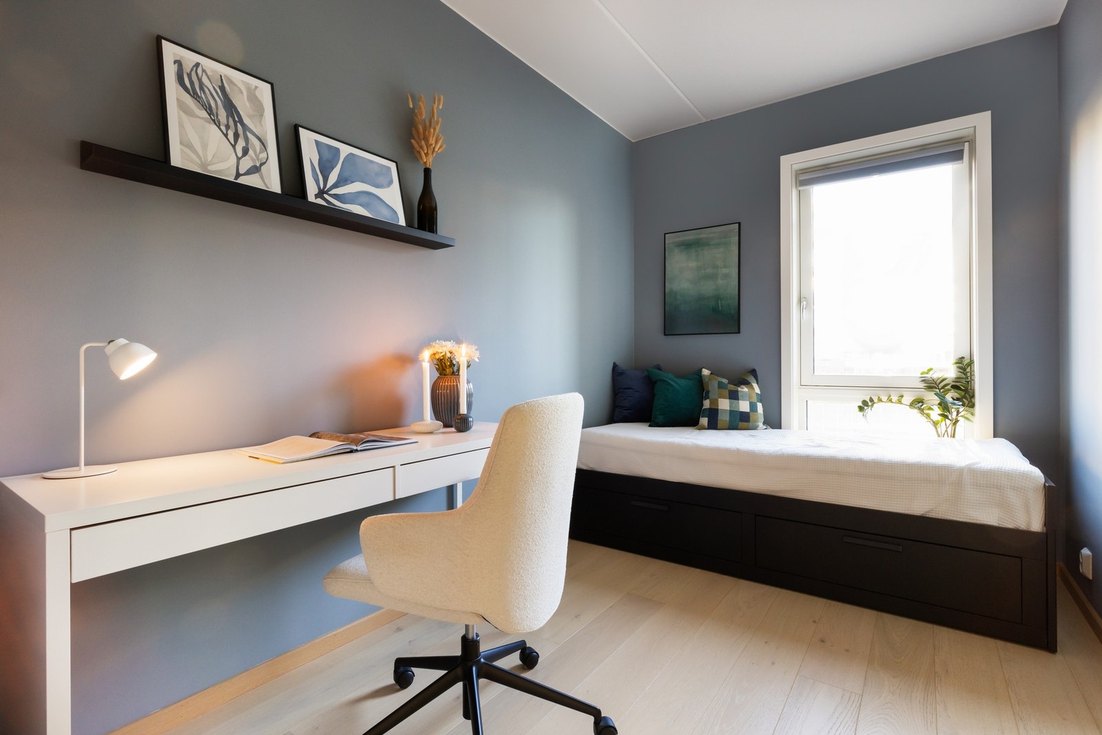 De to øvrige soverommene er også av fornuftig størrelse og er godt anvendelige. Galleribilde