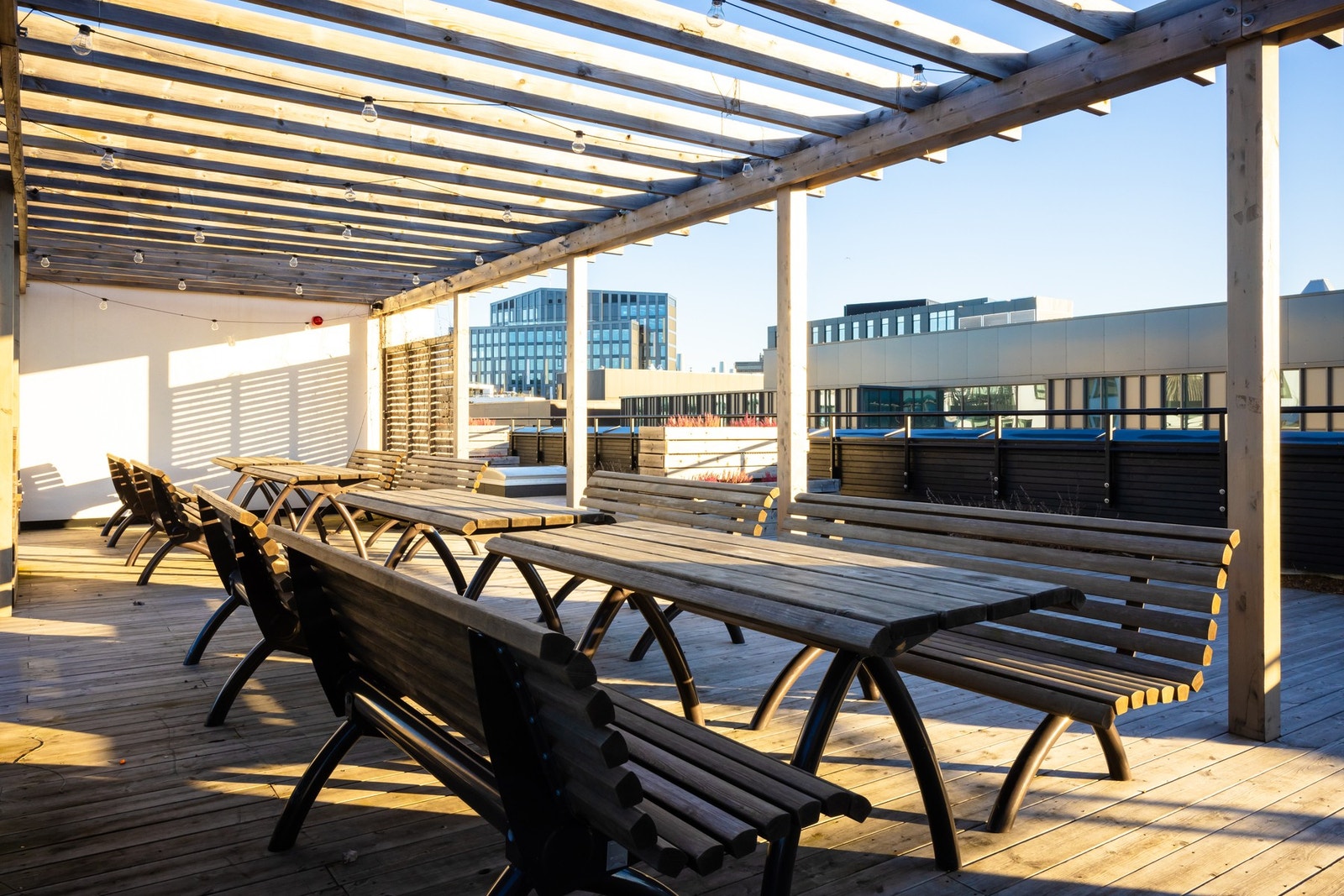 Fra leiligheten er det også enkel adkomst til felles takterrasse. Galleribilde