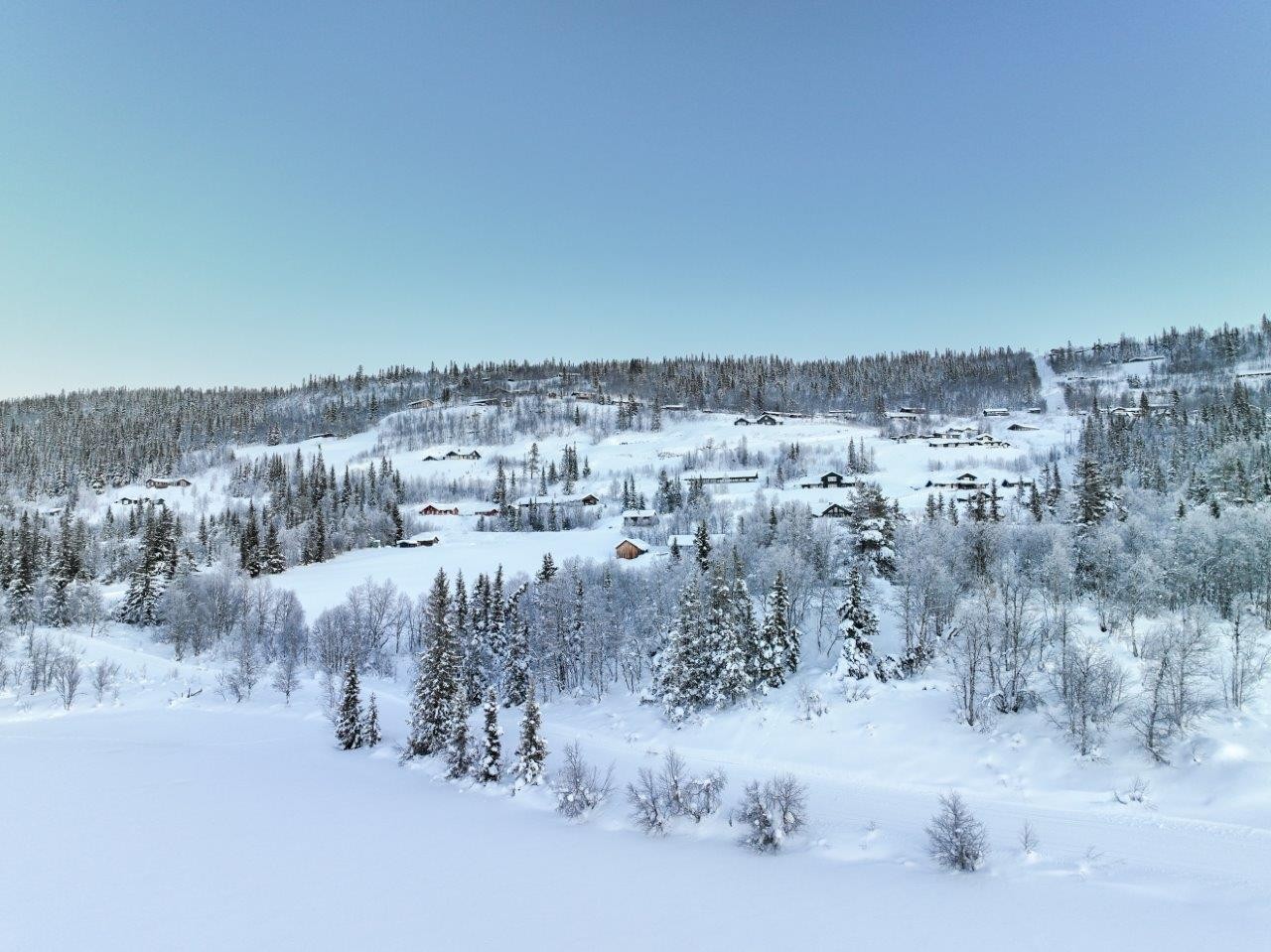 Skiløypene går etter Vasetvatnet ! Galleribilde