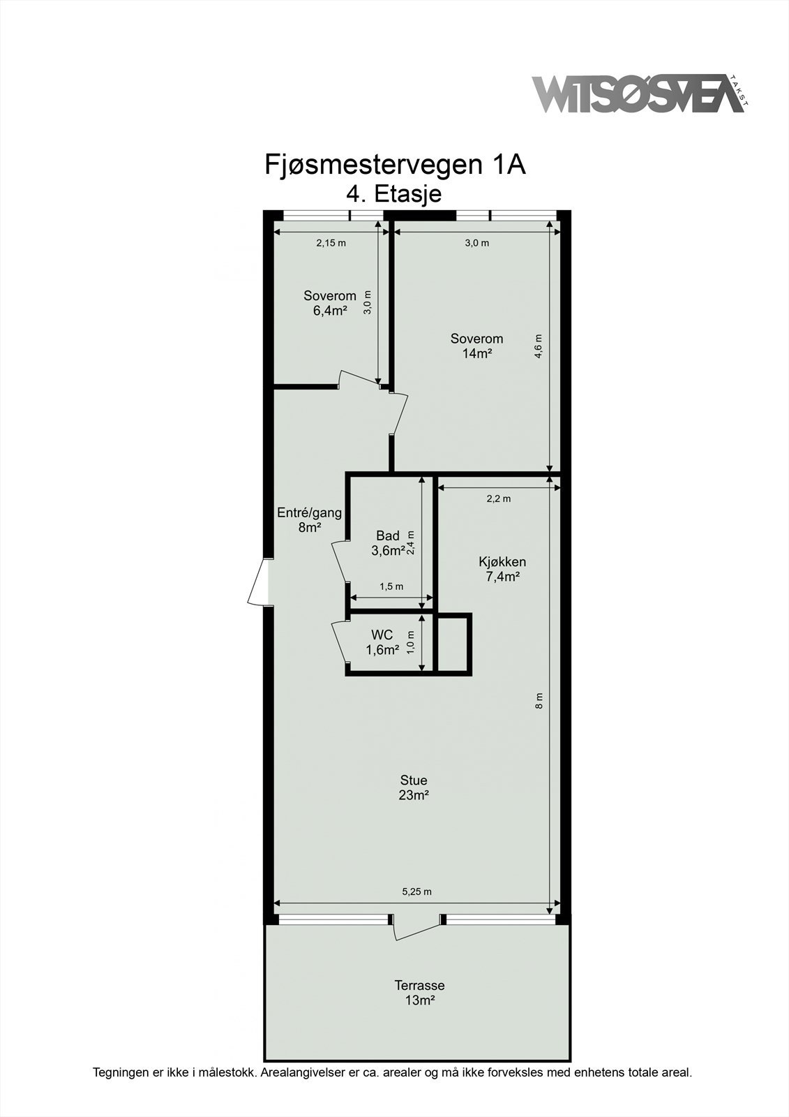 Planskisse 4. etg. Galleribilde