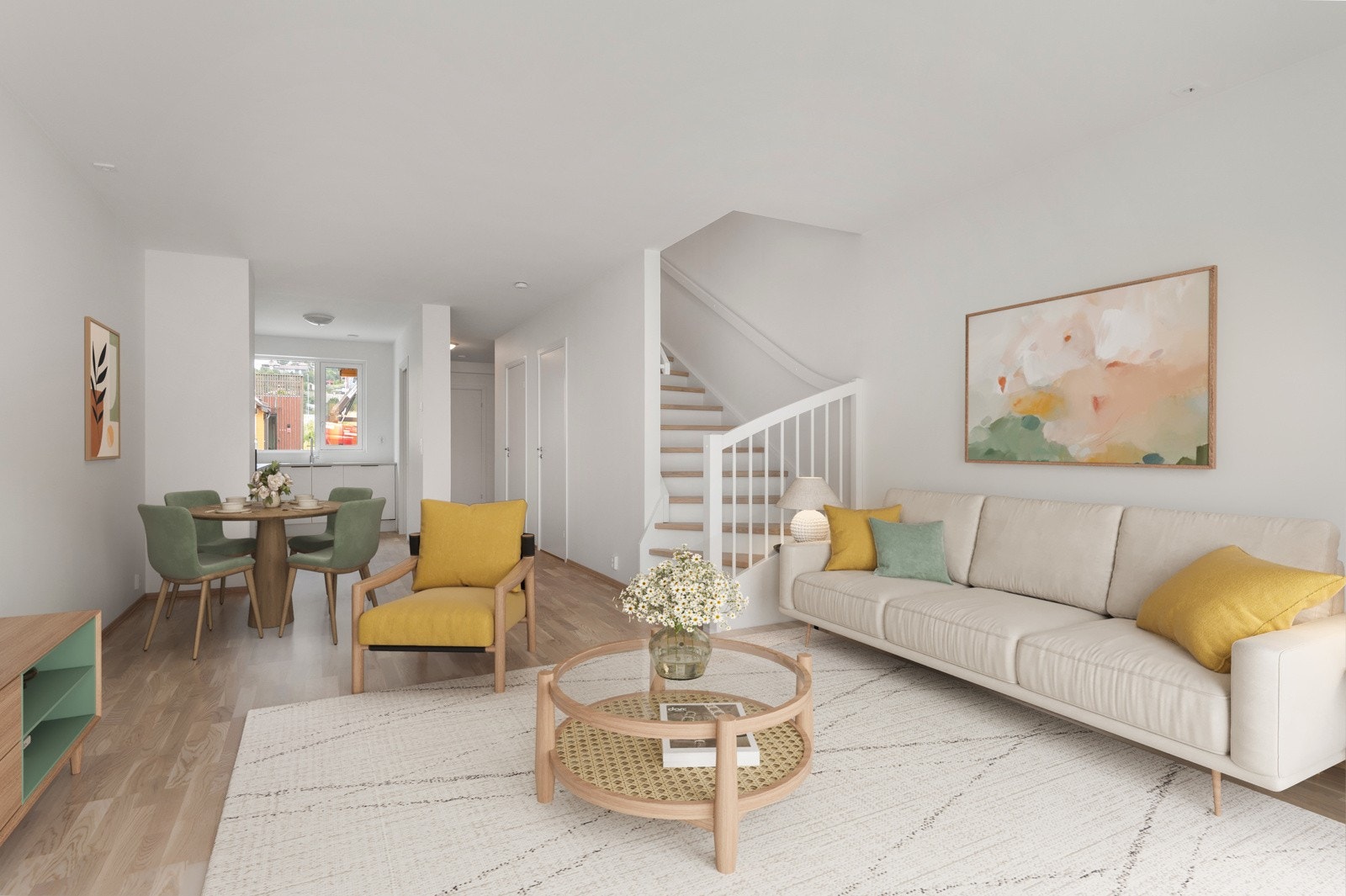 Velkommen til Anna Haarsakers veg 16F - Et nytt enderekkehus fra 2024 - Virtuell møblering Galleribilde