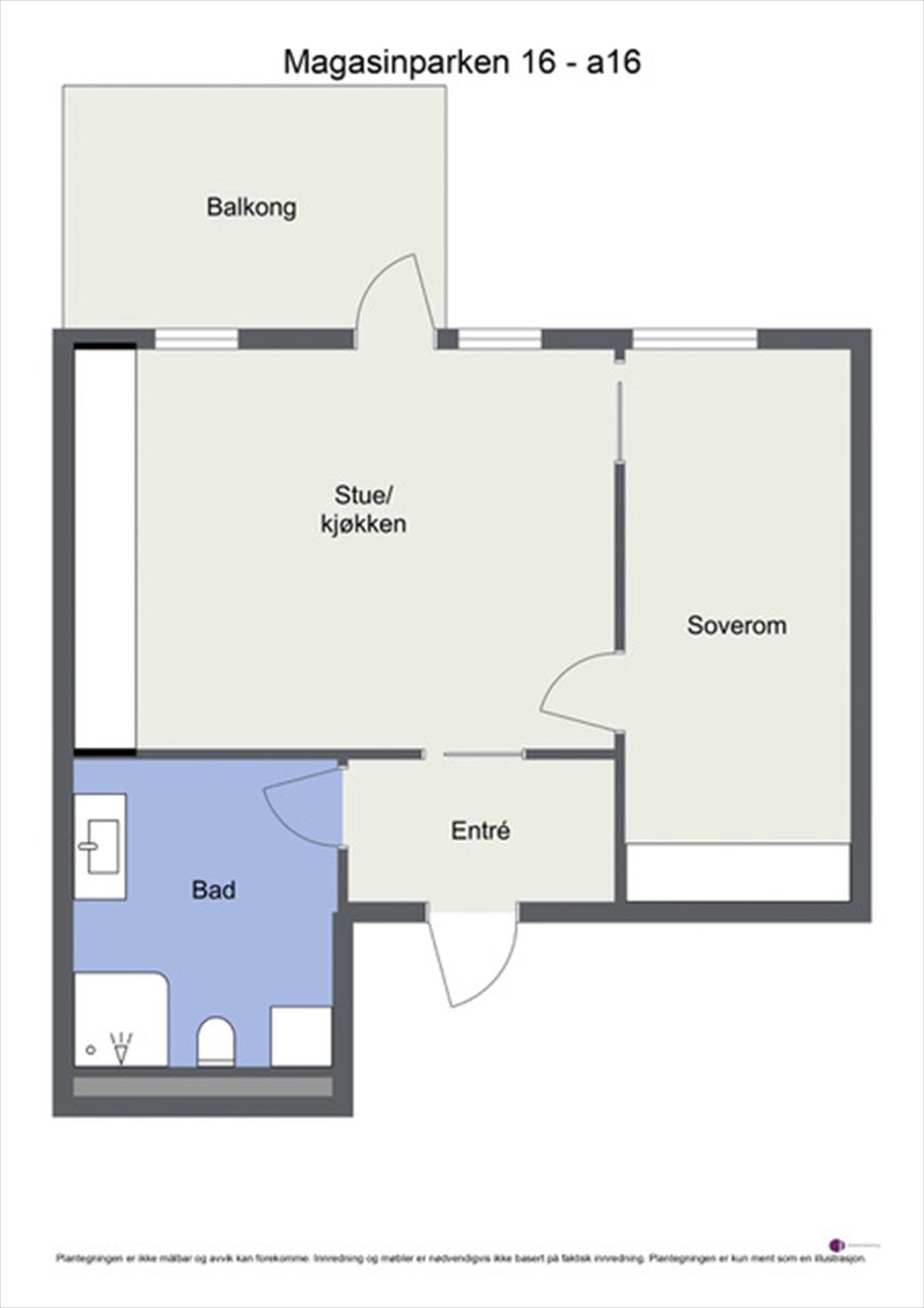 Plantegning Galleribilde