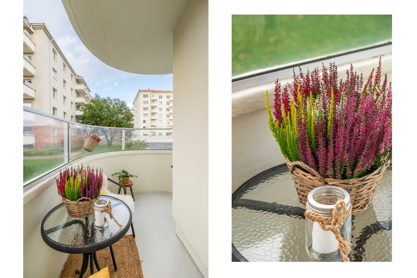 Vår og sommer bugner det av frodige busker og trær utenfor. Galleribilde