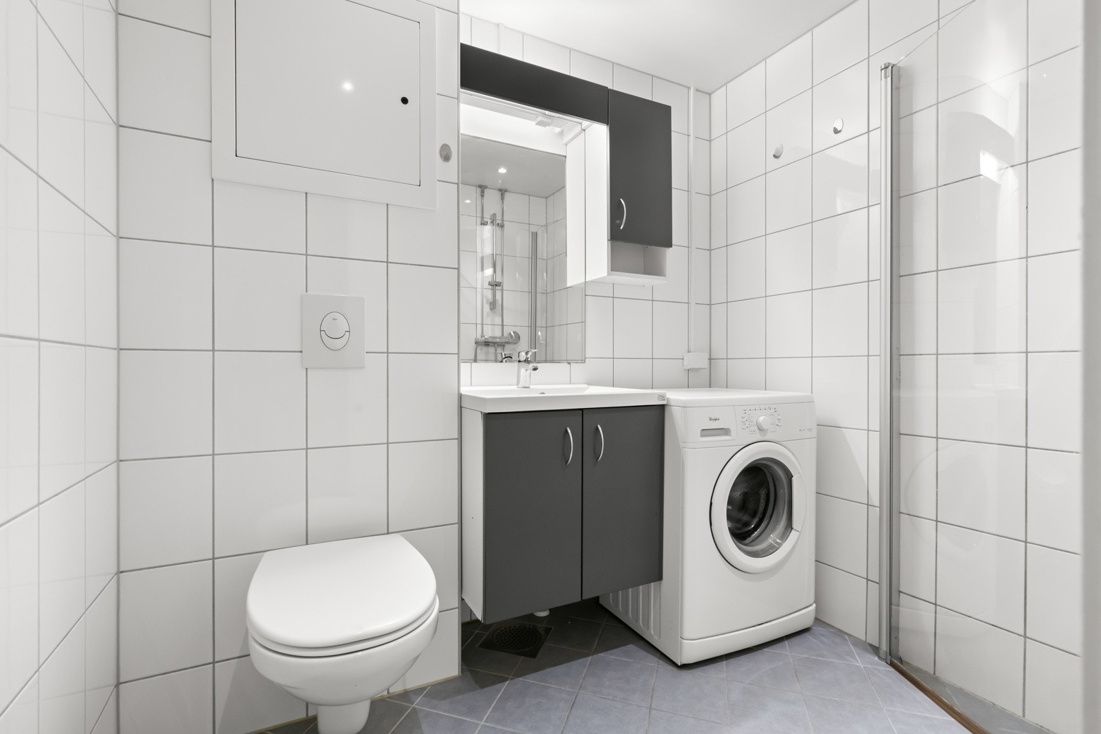 Bad ble rehabilitert av borettslaget i 2015. Galleribilde