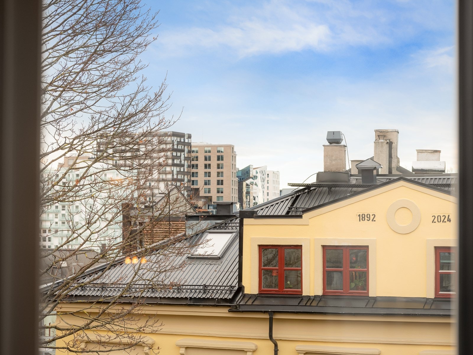 Pen utsikt mot Bjørvika, som også er en kort gåtur unna leiligheten. Galleribilde