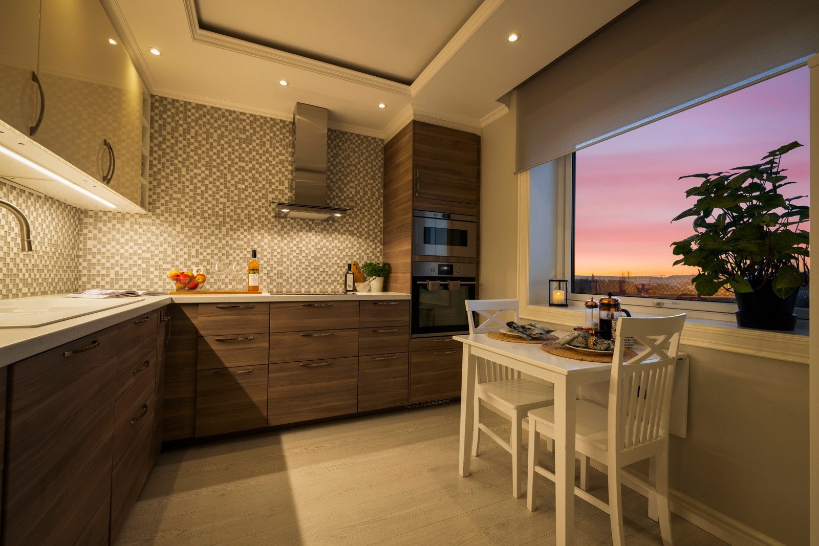 Lun kveldstemning Galleribilde