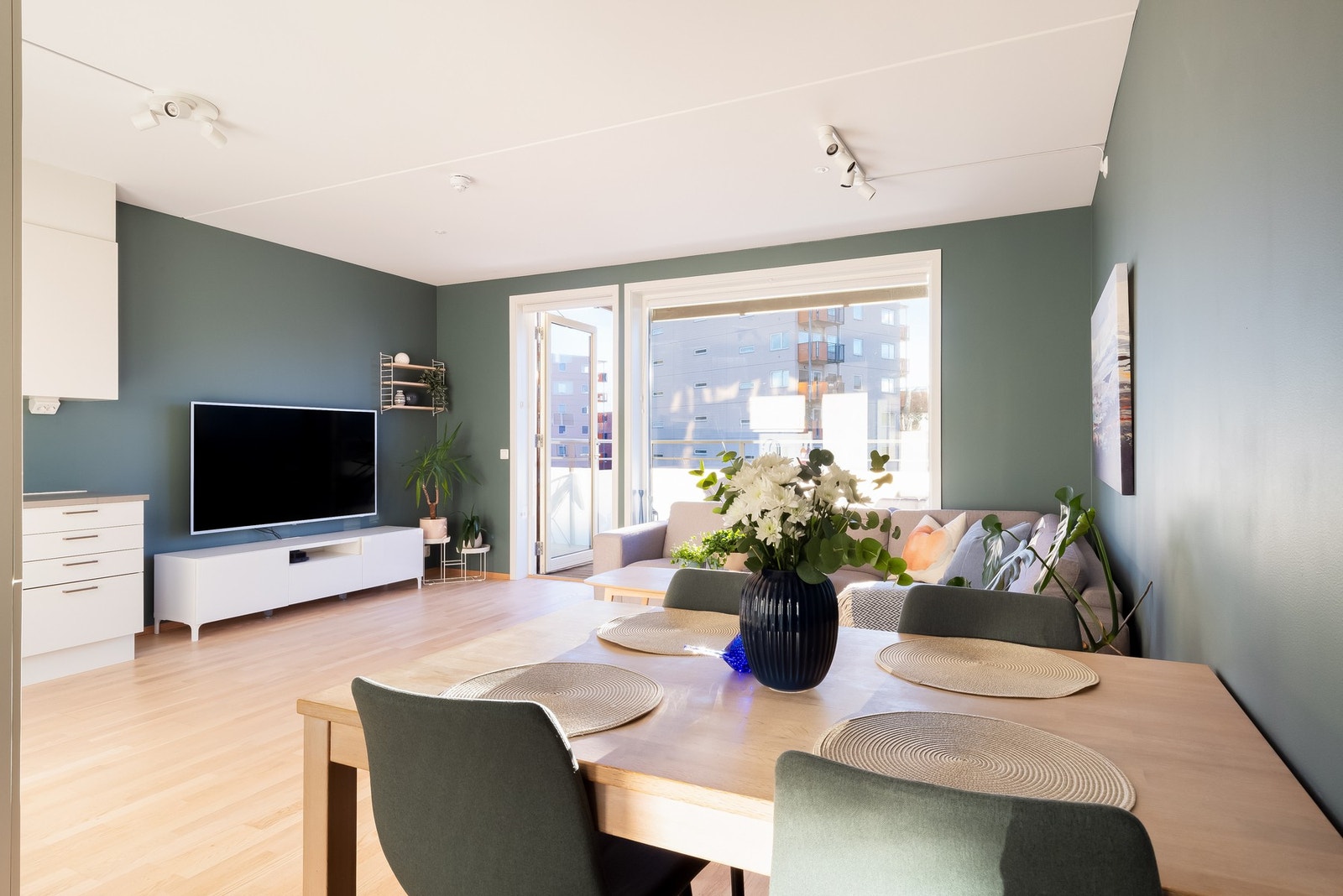 Leiligheten sto nyoppført i 2018. Galleribilde