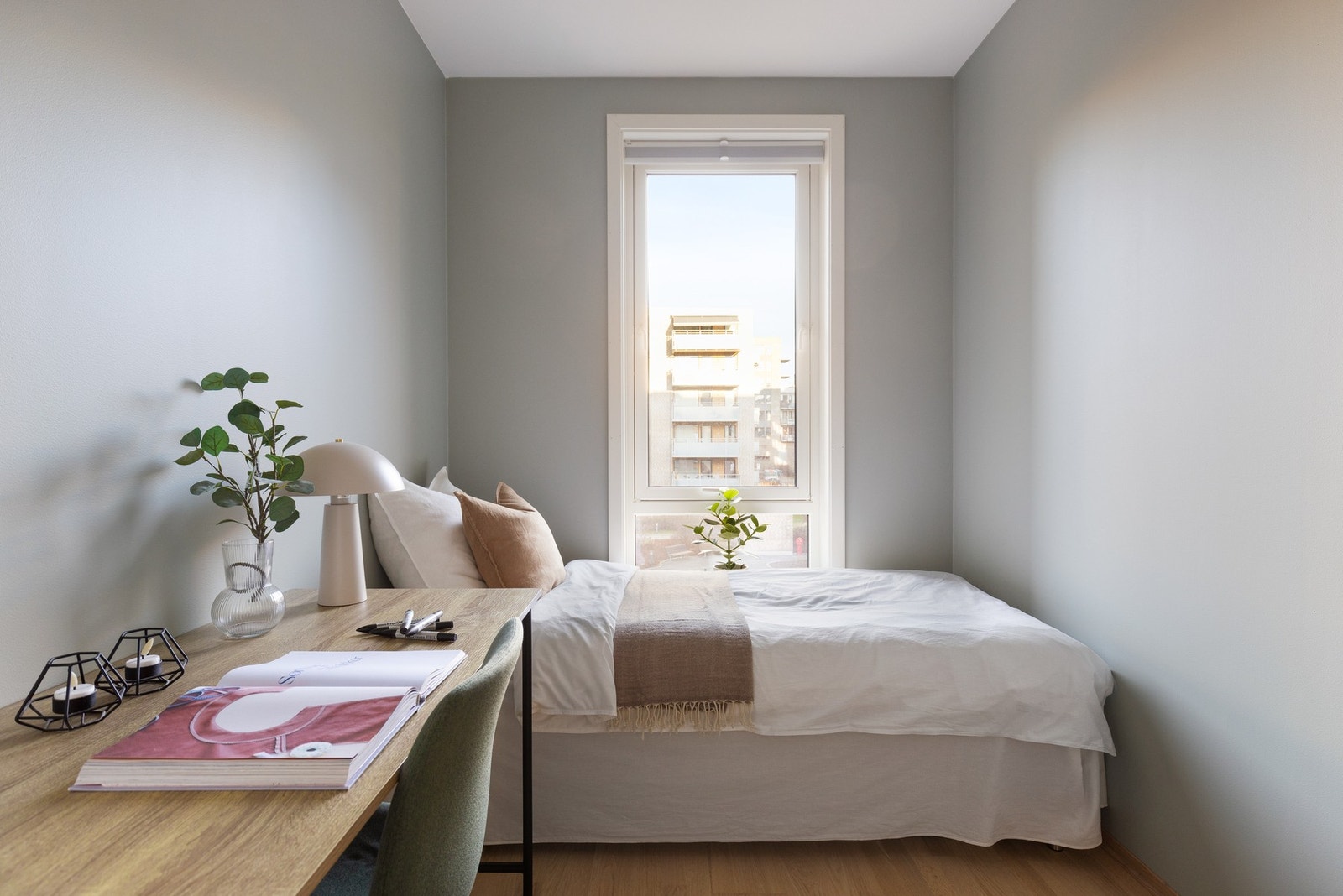 Det andre soverommet passer perfekt som kontor, gjesterom eller barnerom. Galleribilde