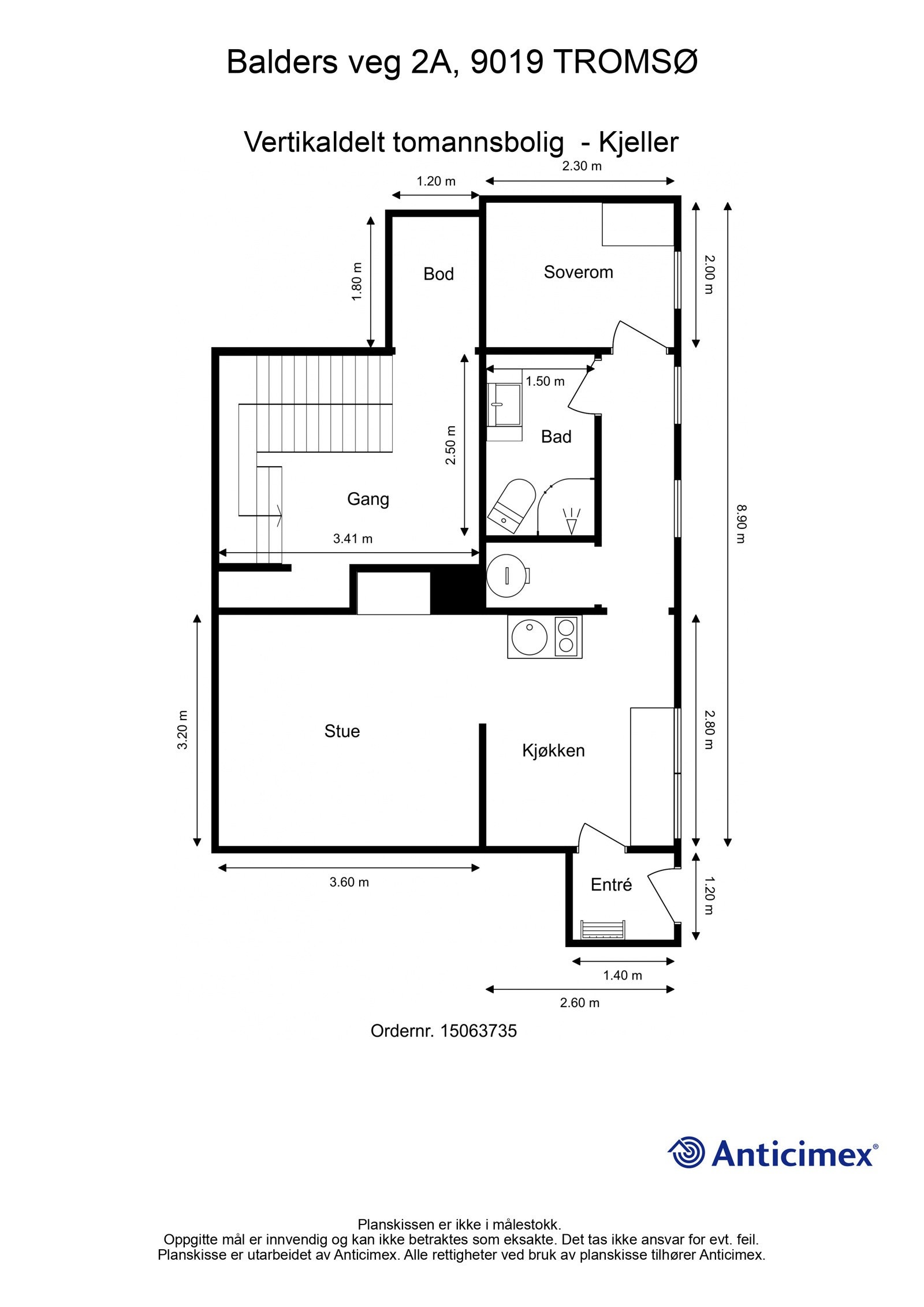 Plantegning u. etasje Galleribilde