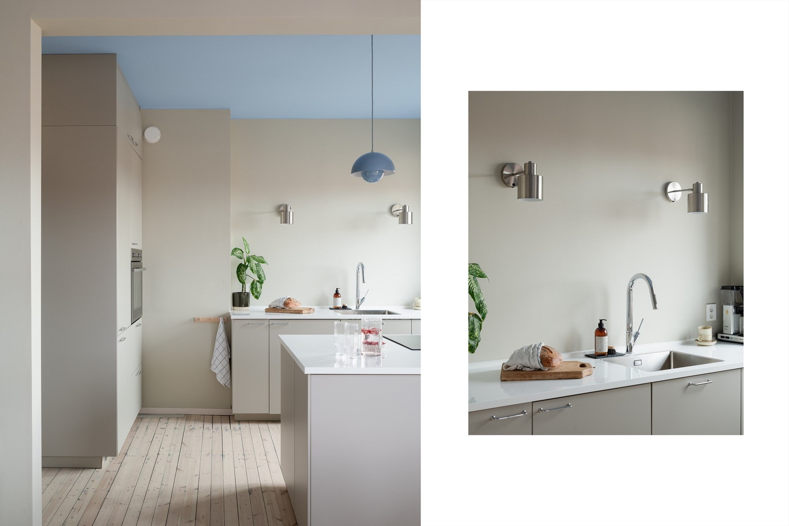 Dempet og elegant nedentil kanskje, men for en herlig himlingsfarge! Galleribilde