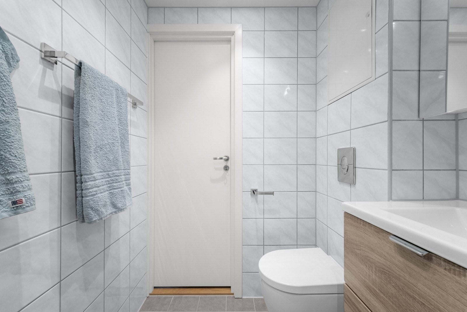 Opplegg for vaskemaskin. Det er også fellesvaskeri i oppgang A. Galleribilde