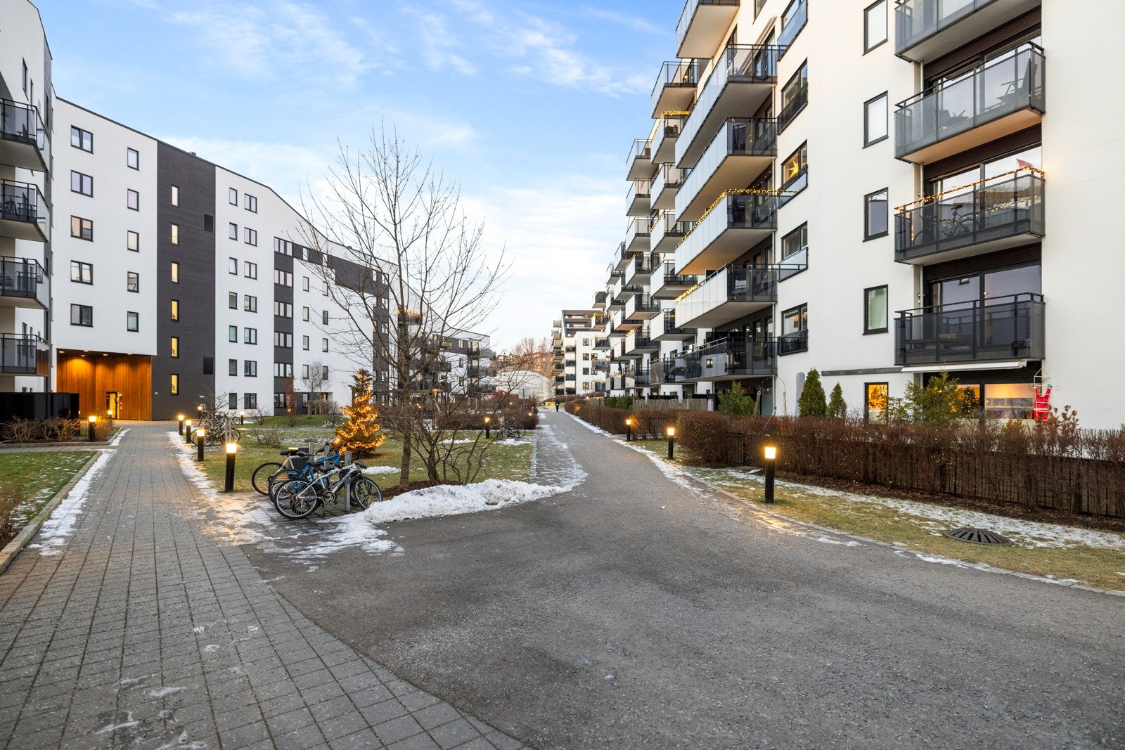 Mørtelverksbakken ligger i et nytt og spennende område under utvikling Galleribilde