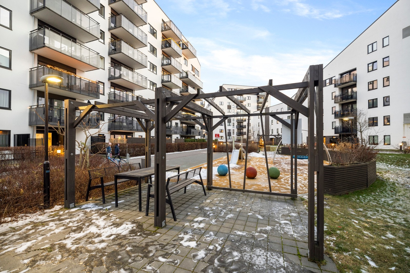 Mørtelverksbakken ligger i et nytt og spennende område under utvikling Galleribilde