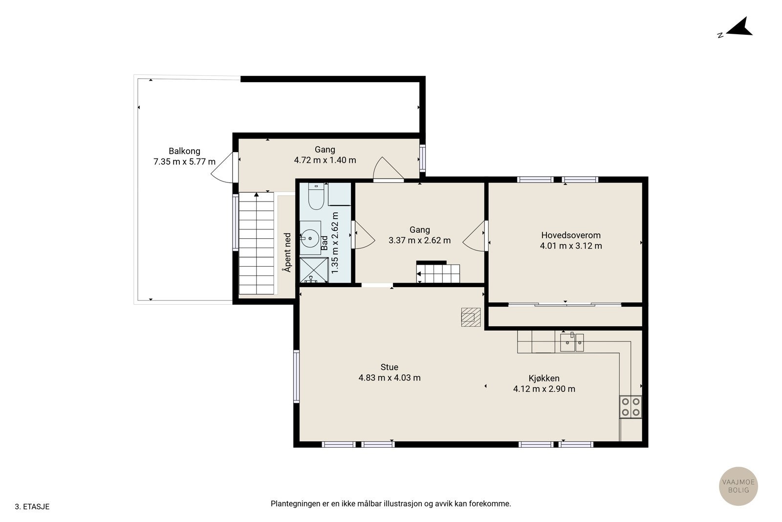 Gjør deg kjent med planløsningen Galleribilde