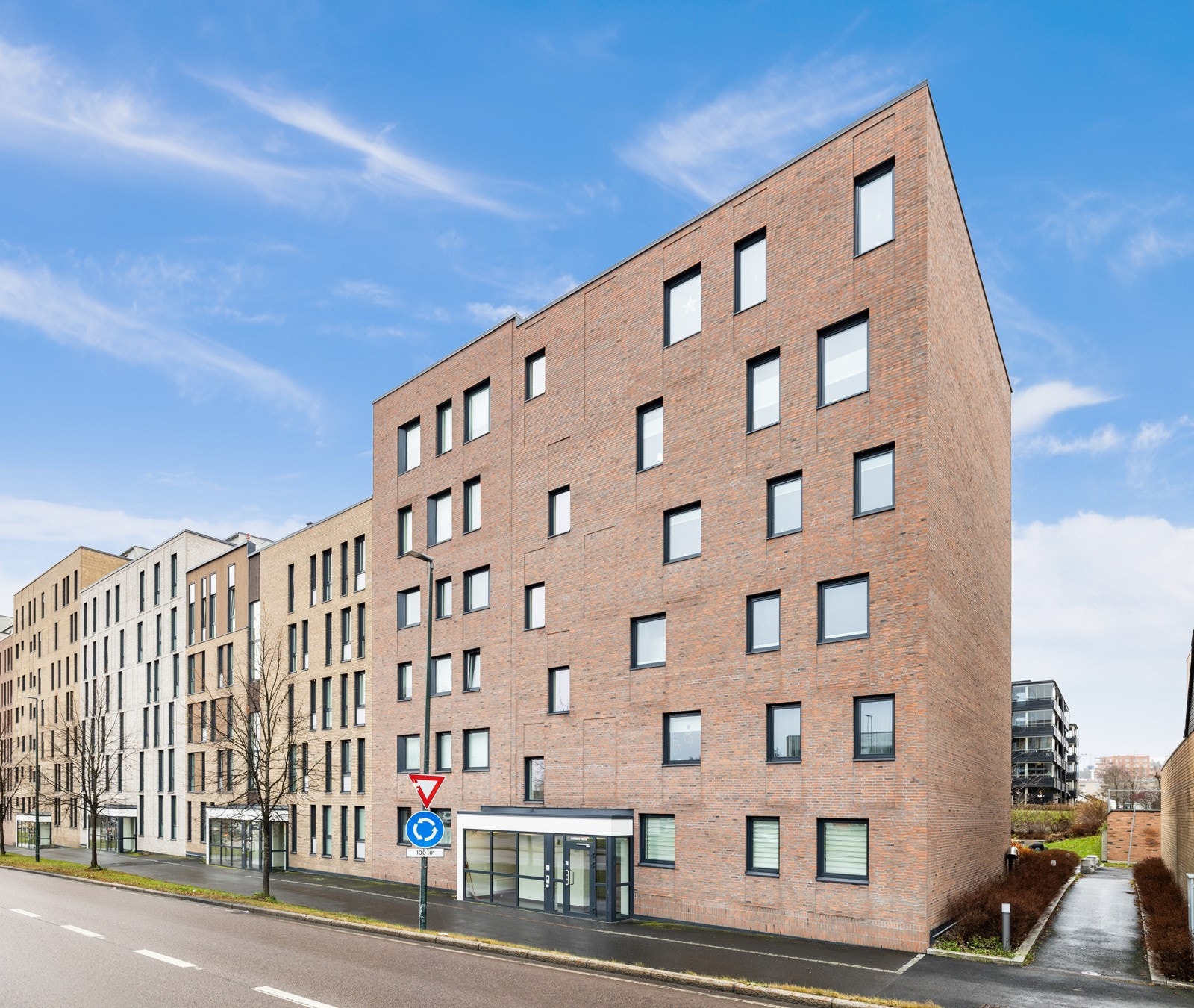 Fasade - Bygget ble ferdigstilt i 2018. Galleribilde