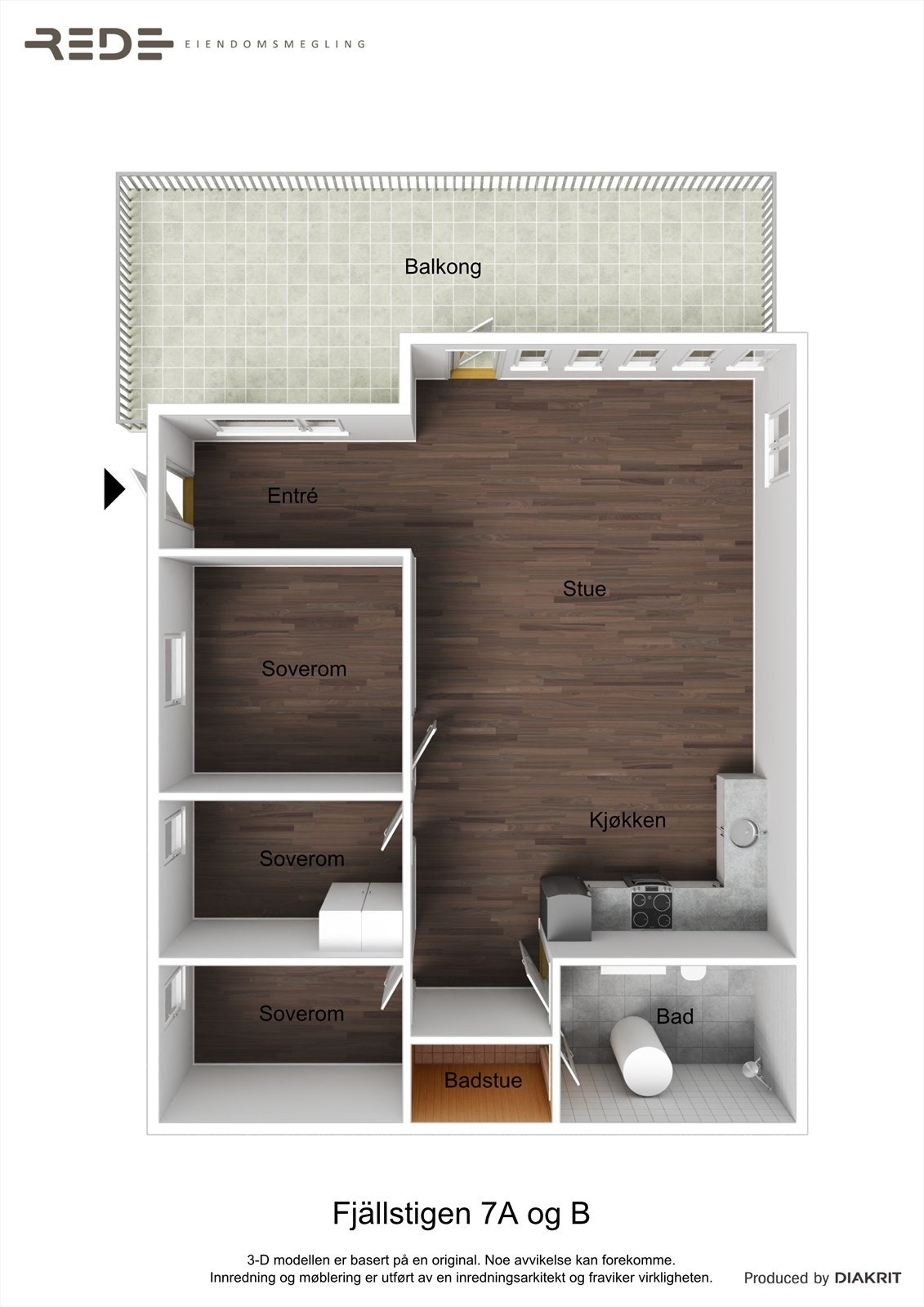 Planskisse Galleribilde