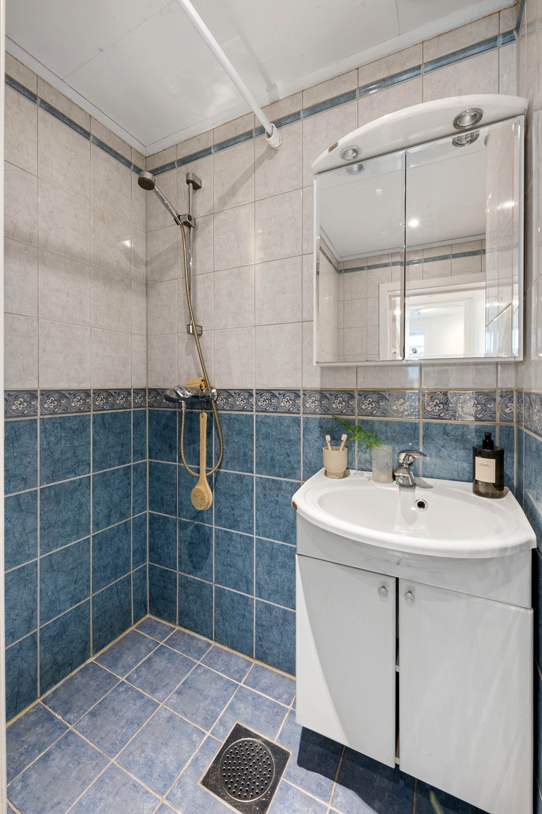 Dusj og opplegg og vaskemaskin Galleribilde