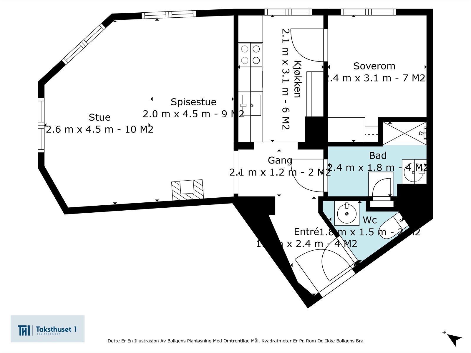 Plantegning Galleribilde