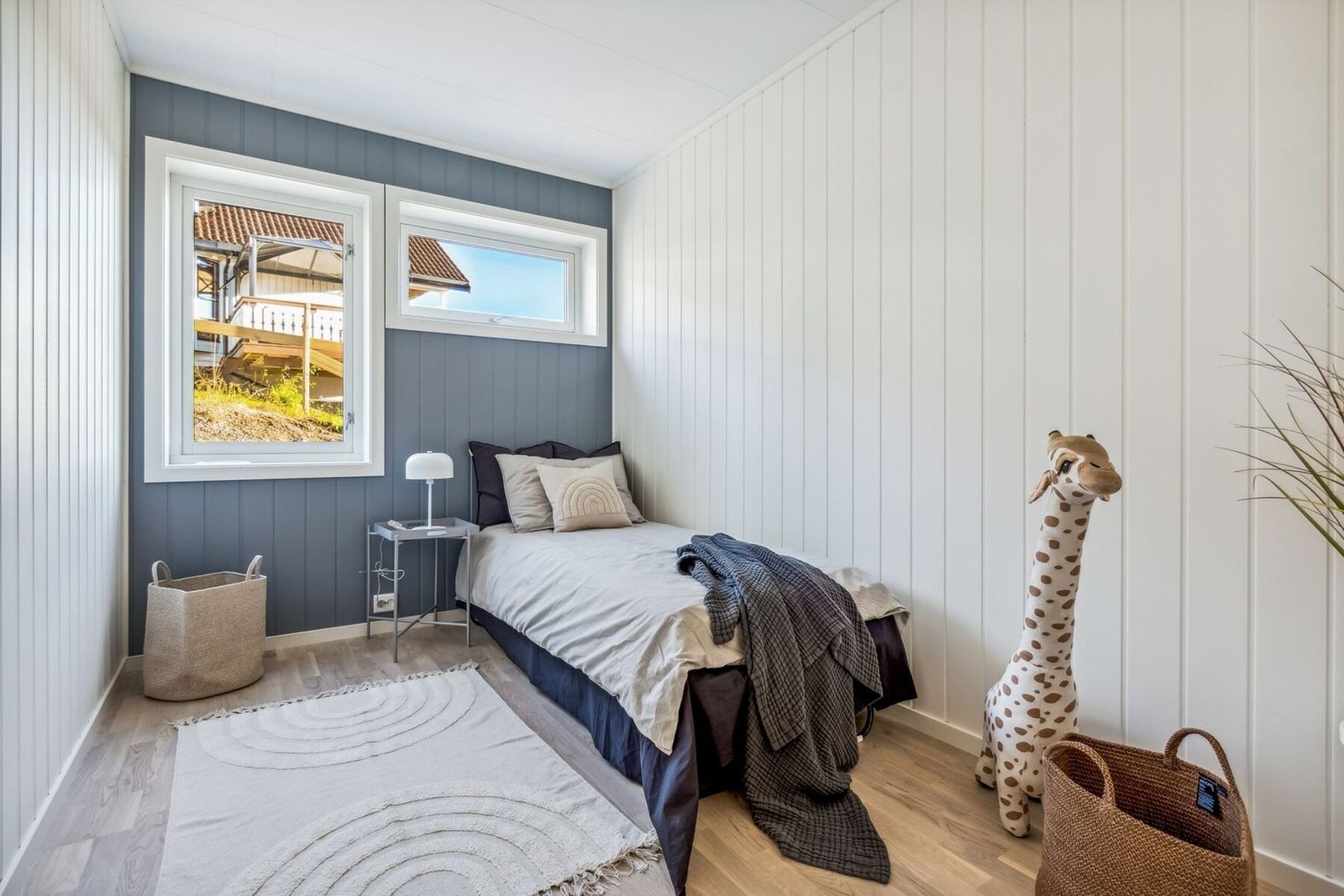 I tillegg til hovedsoverom, er det to soverom på hhv. 7,5 kvm og 8 kvm. Galleribilde