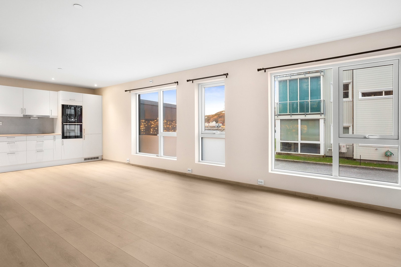 Rikelig med dagslys inn til leiligheten Galleribilde