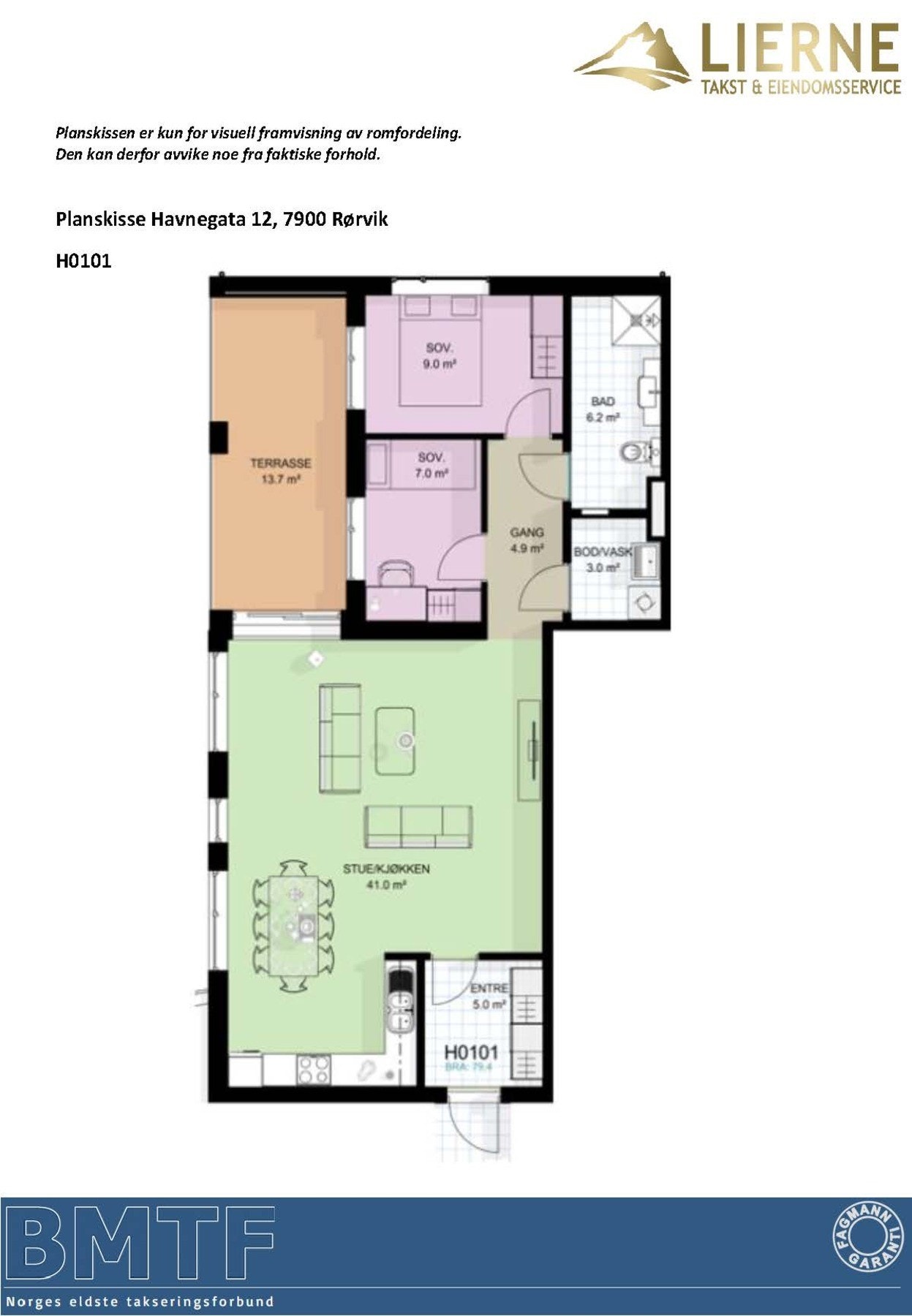 Planskisse - 1.etasje Galleribilde