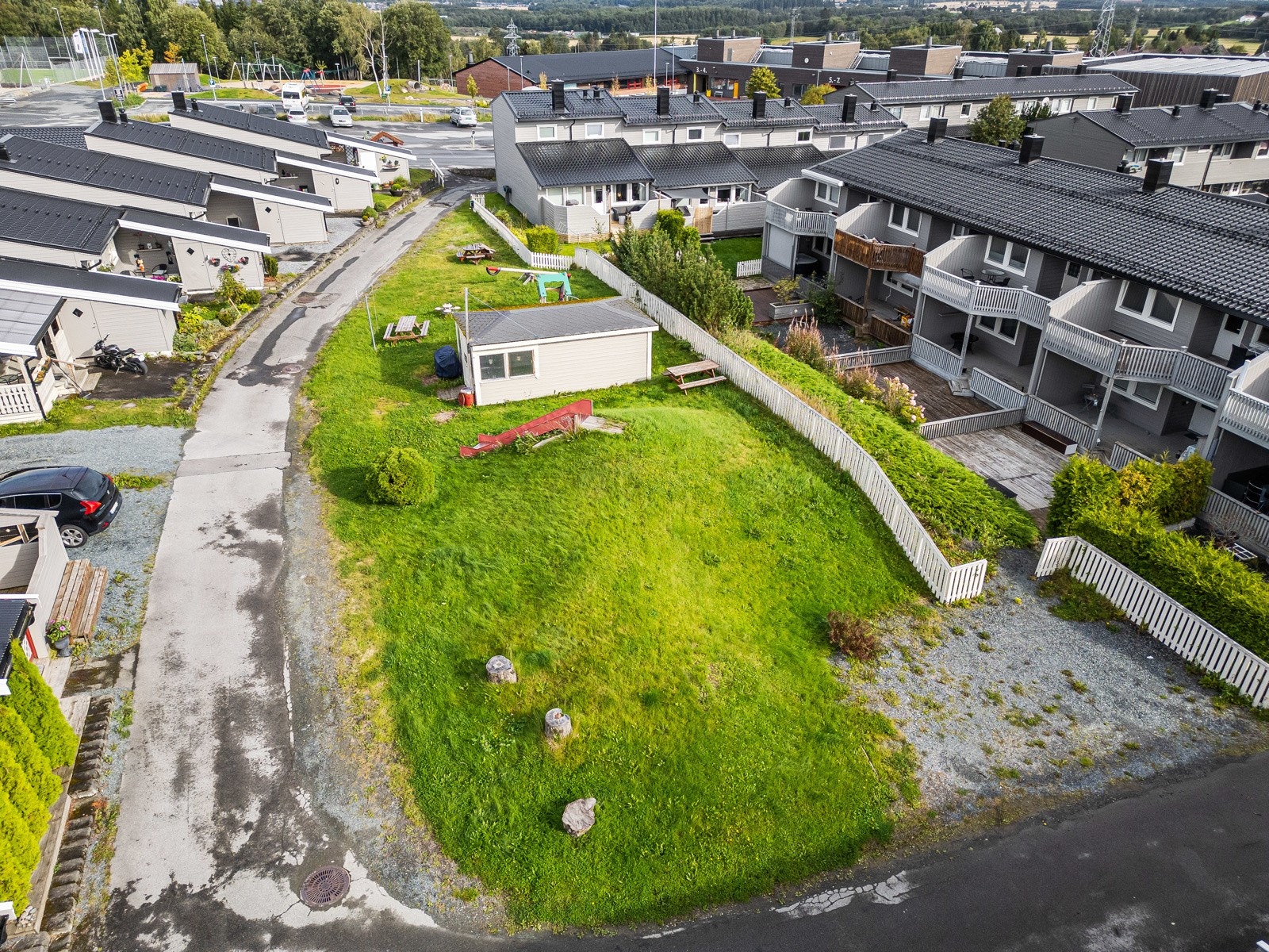 Flotte fellesområder på tunet. Galleribilde