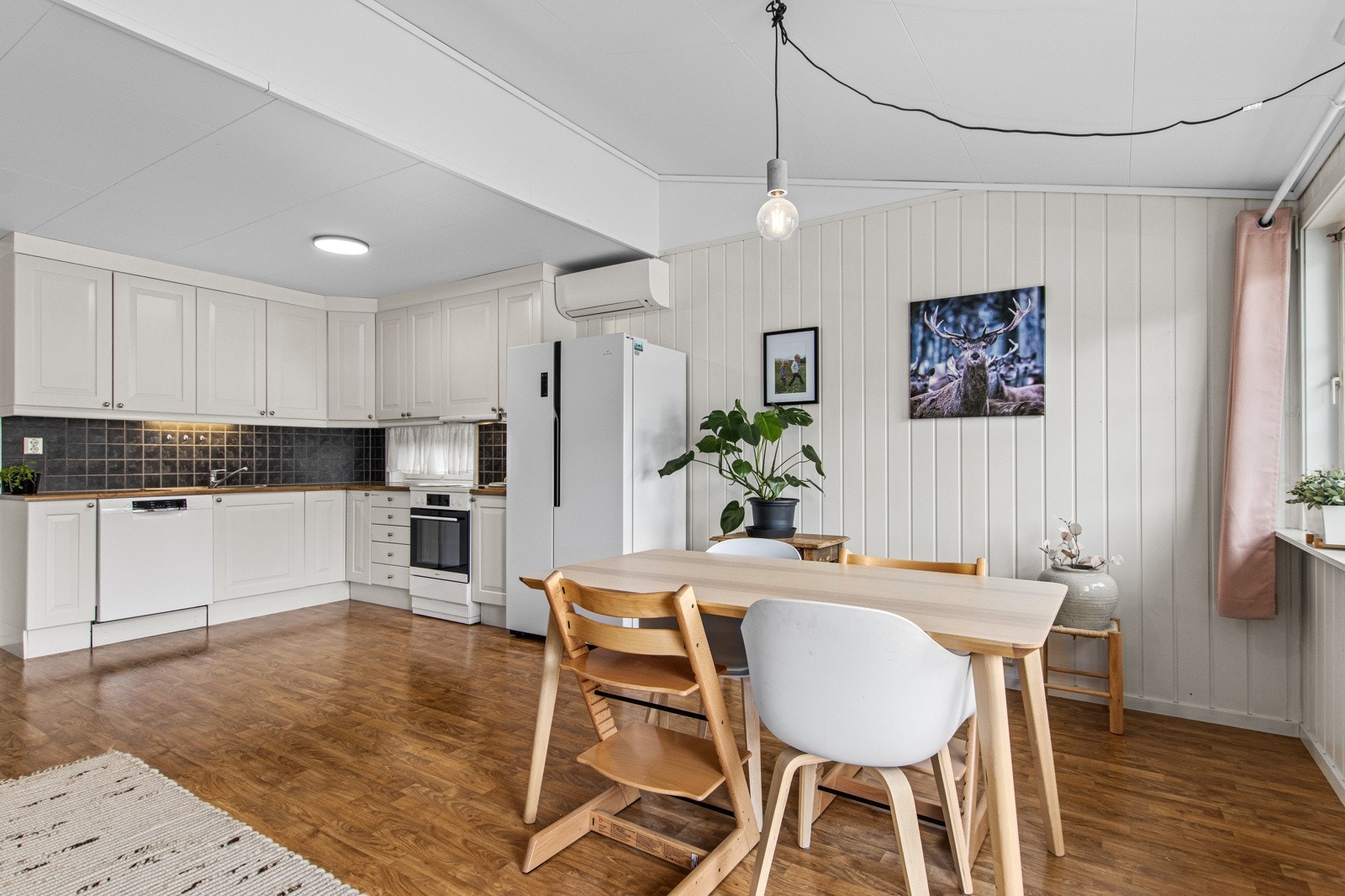 Denne boligen ble renovert/gjenooppbygd etter brann i 2006. Galleribilde