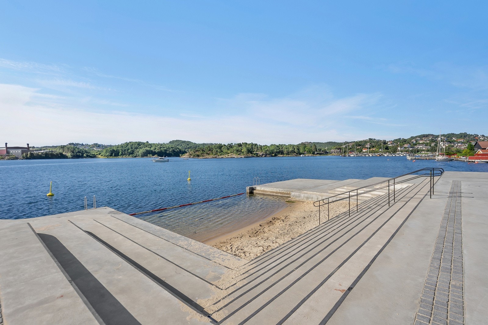 Strand og nydelige solforhold Galleribilde