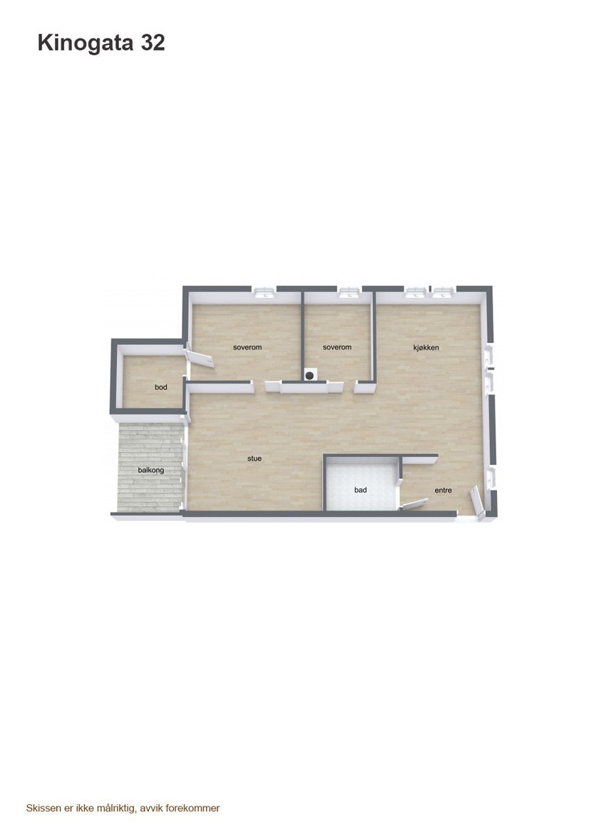 Plantegning Galleribilde