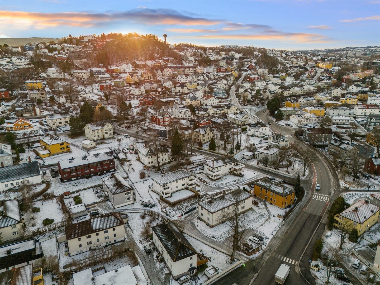 Dronefoto Galleribilde