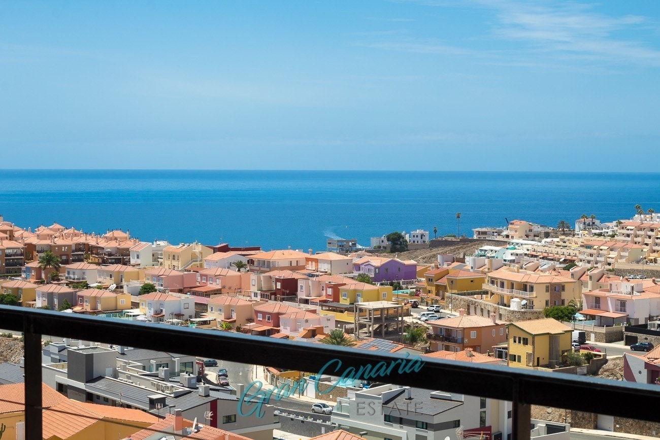 Panoramautsikt fra denne villaen på høyde over Arguineguin Galleribilde