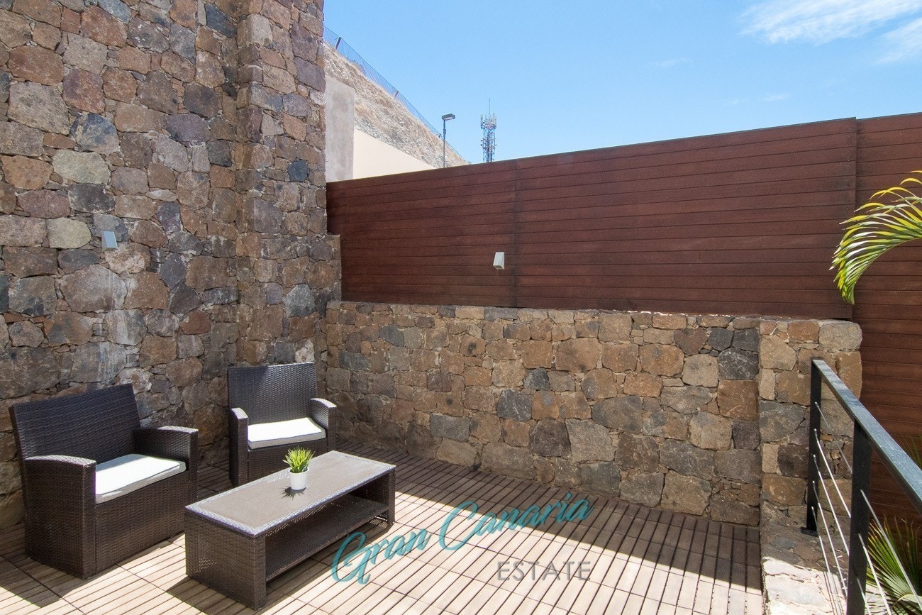 Enda en uteplass man kan trekke seg tilbake til. Her utenfor 2. etasje. Galleribilde