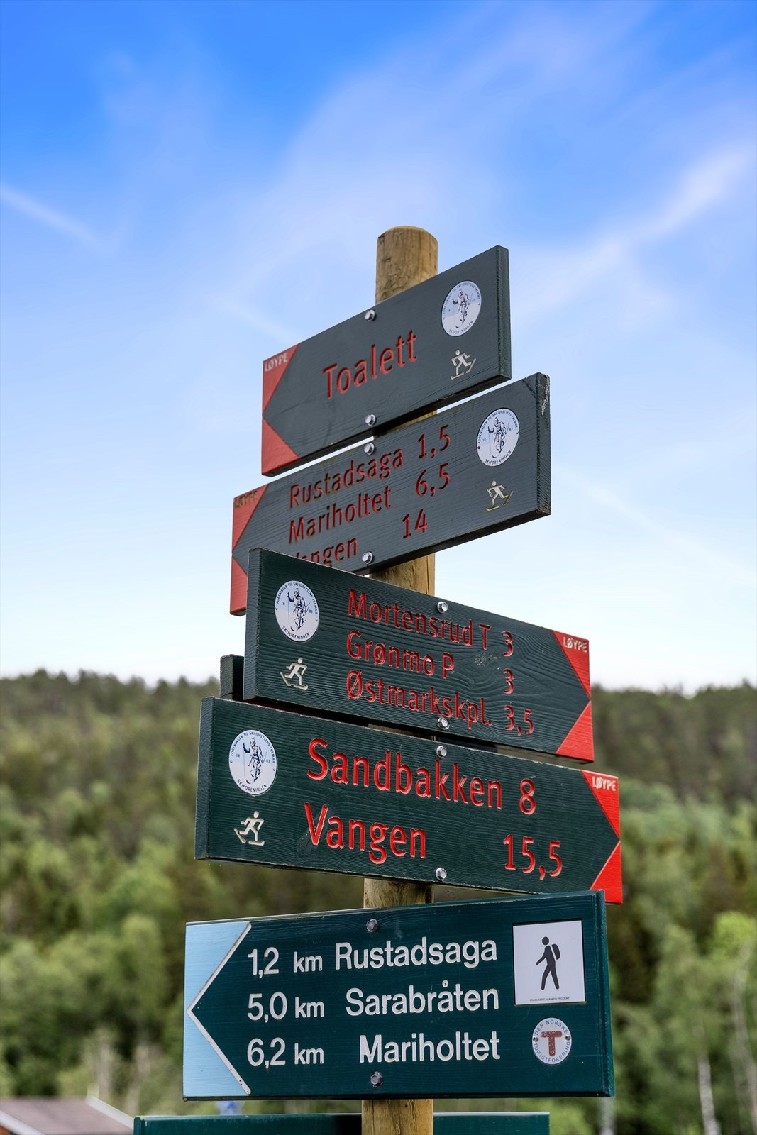 Flere gode turmuligheter rett utenfor døren. Galleribilde