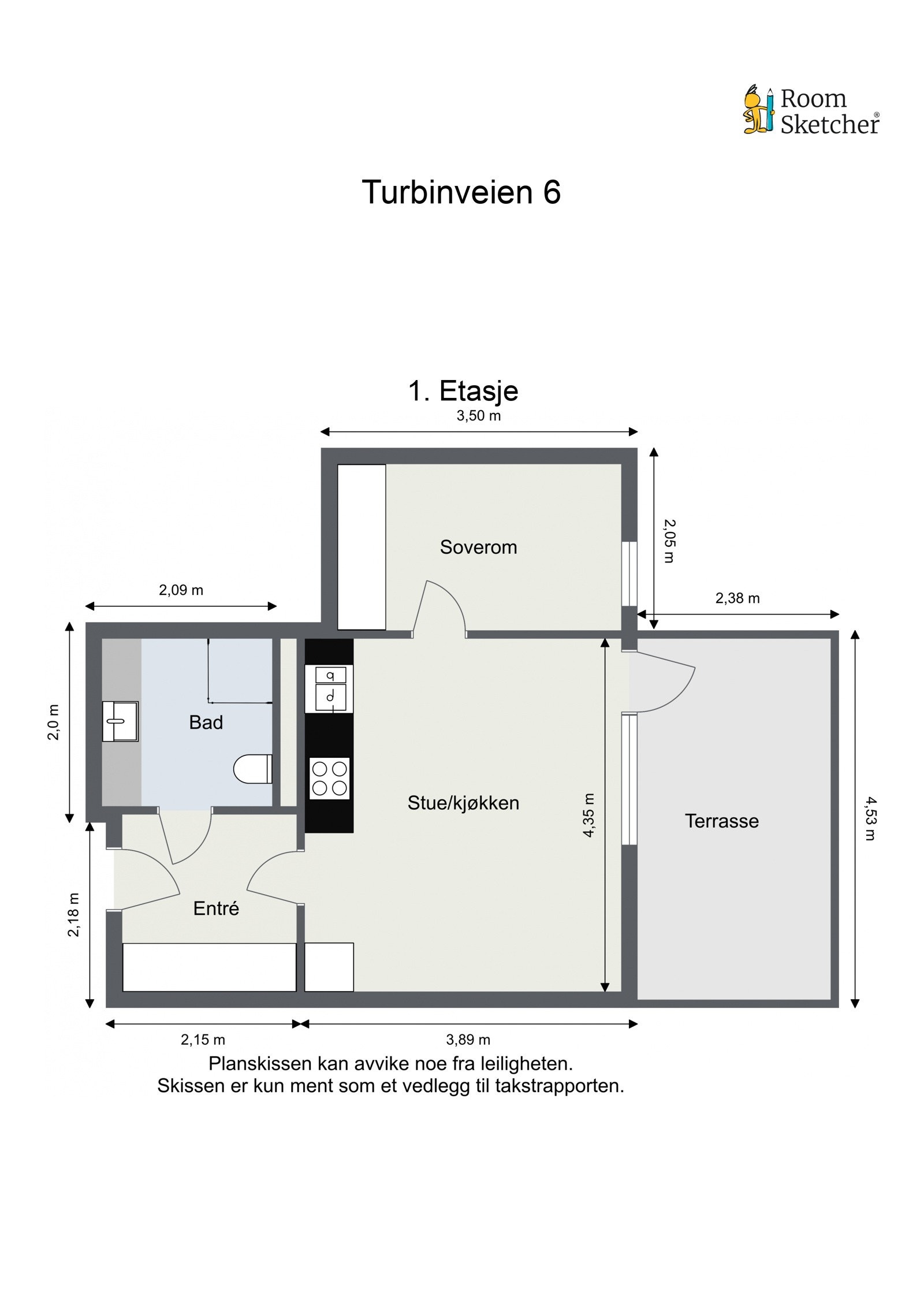 Plantegning Galleribilde
