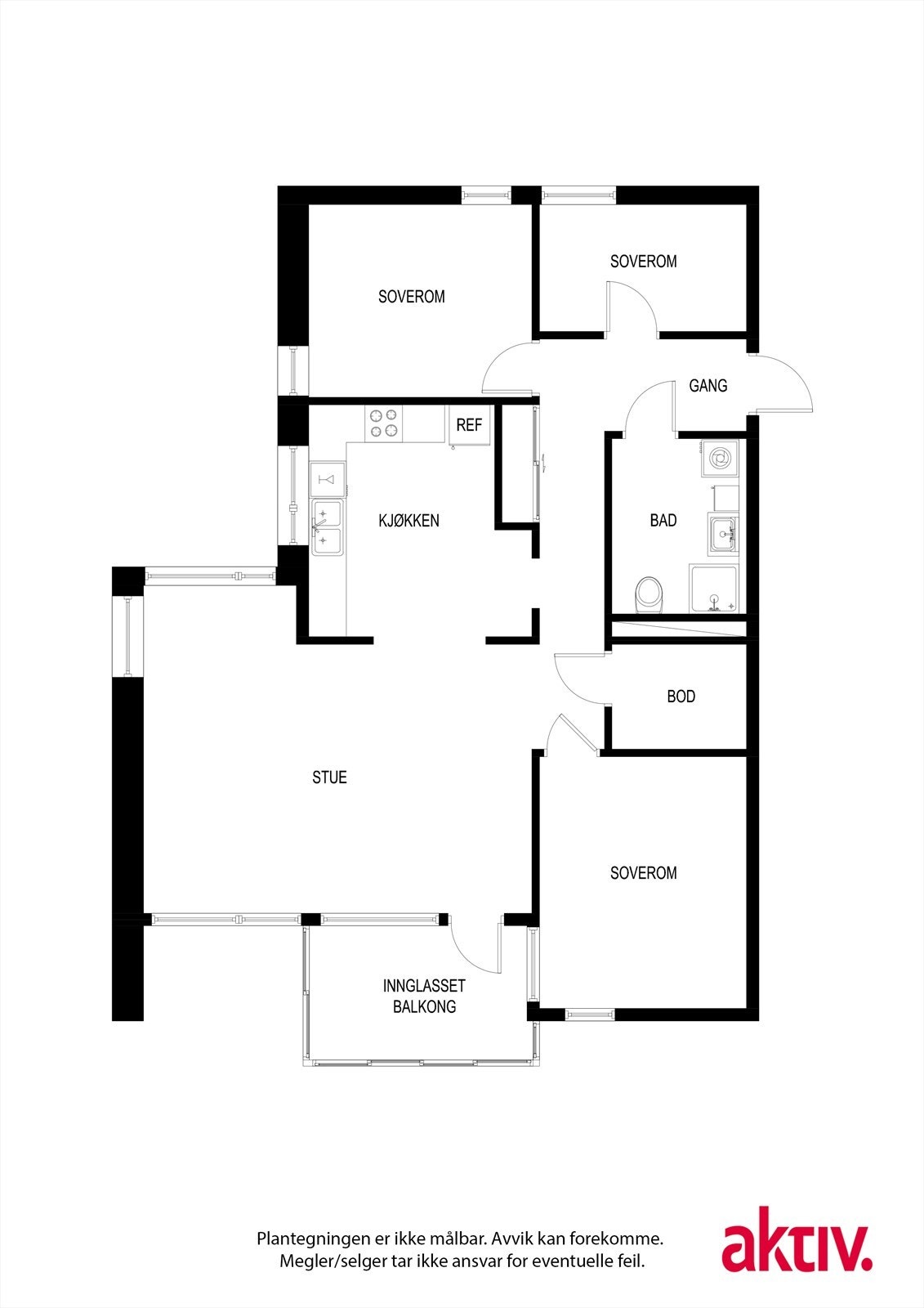 Plantegning Galleribilde