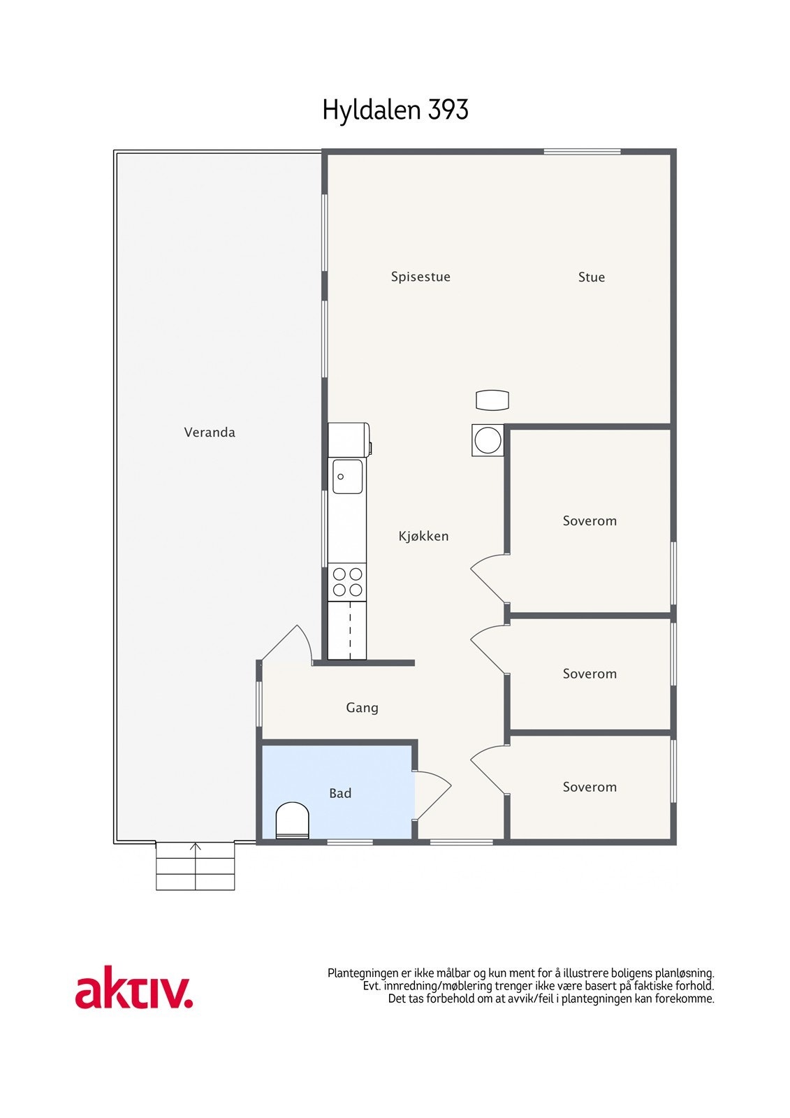 Hyldalen 393 - 2D - Hyldalen 393 Galleribilde
