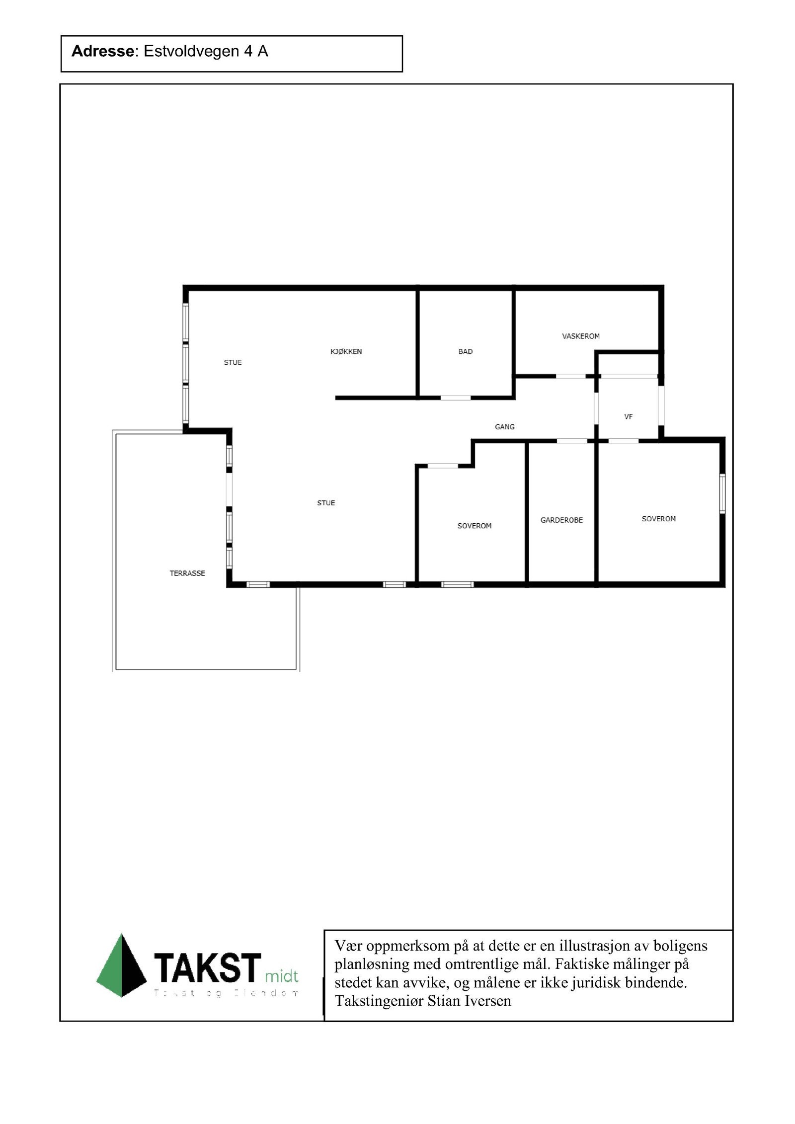 Planskisse Galleribilde