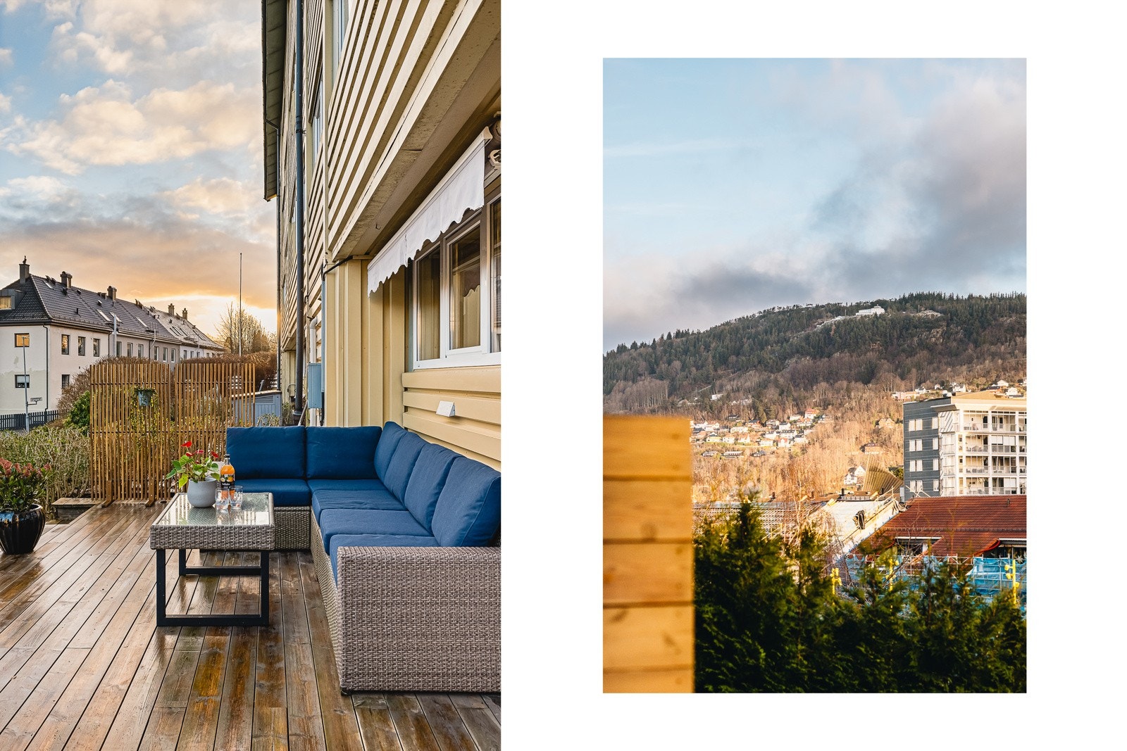 I forlengelsen av terrassen er en inngjerdet hageflekk (fellesareal) som i praksis kun benyttes av denne leiligheten. Galleribilde