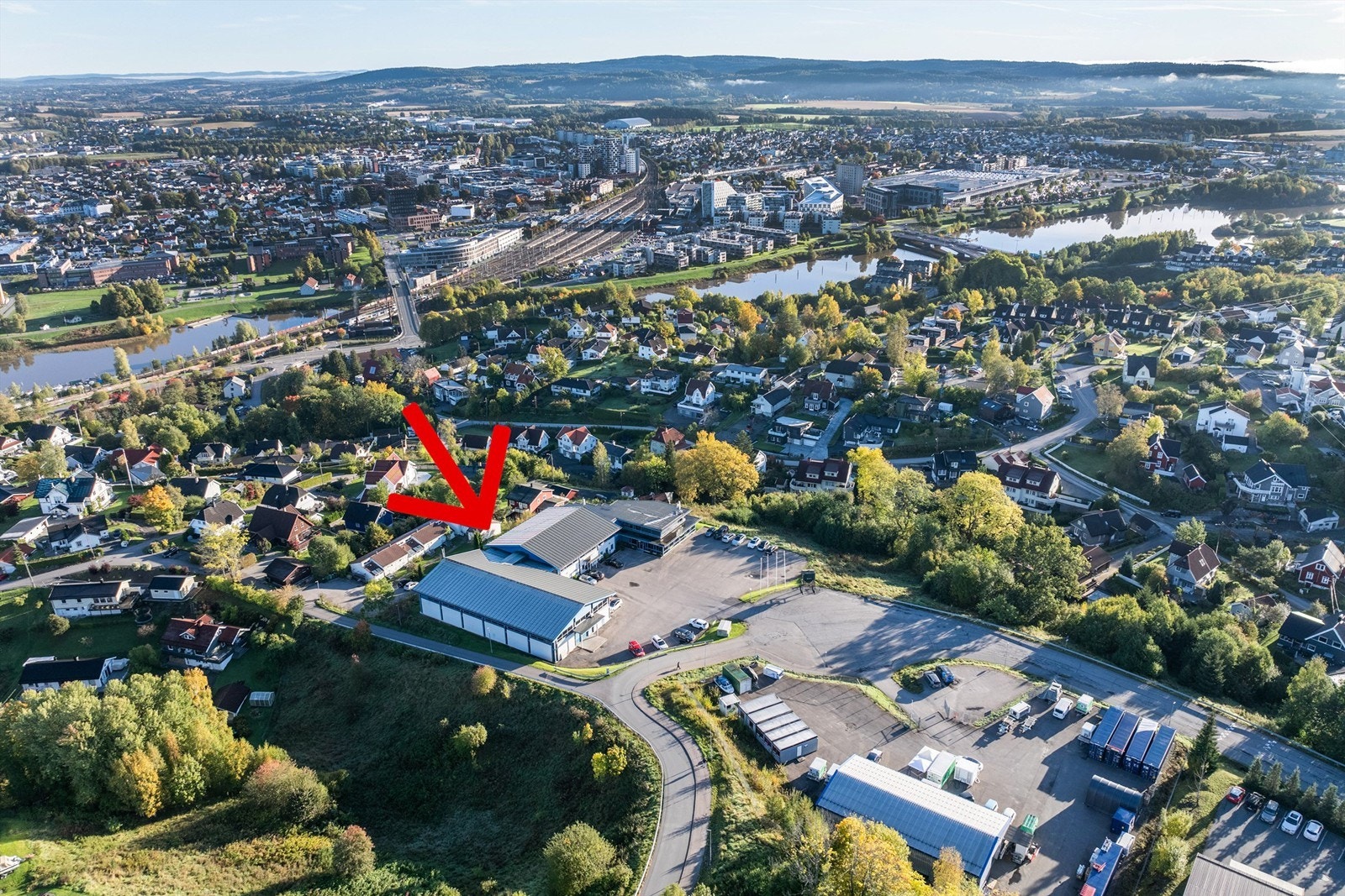 SLYNGA 10 - ledig kontor på ca. 650 kvm BTA - Flotte omgivelser med fantastisk utsikt! Ca. 15 min. gange til Lillestrøm stasjon. Galleribilde