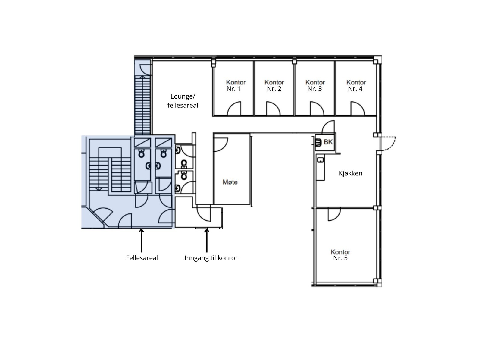 Plantegning Galleribilde