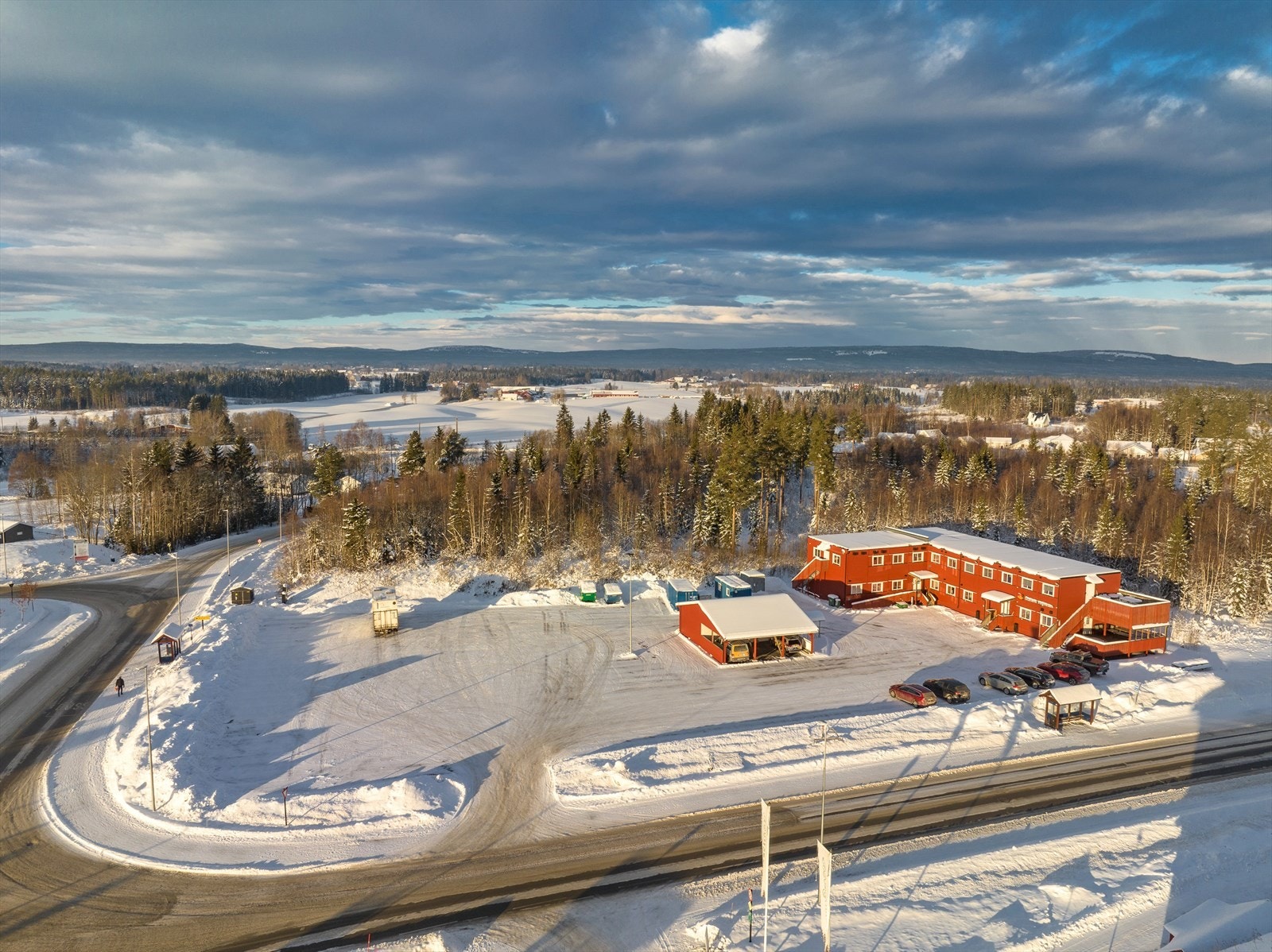 Området på 5732 kvm som Statens vegvesen leier. Galleribilde