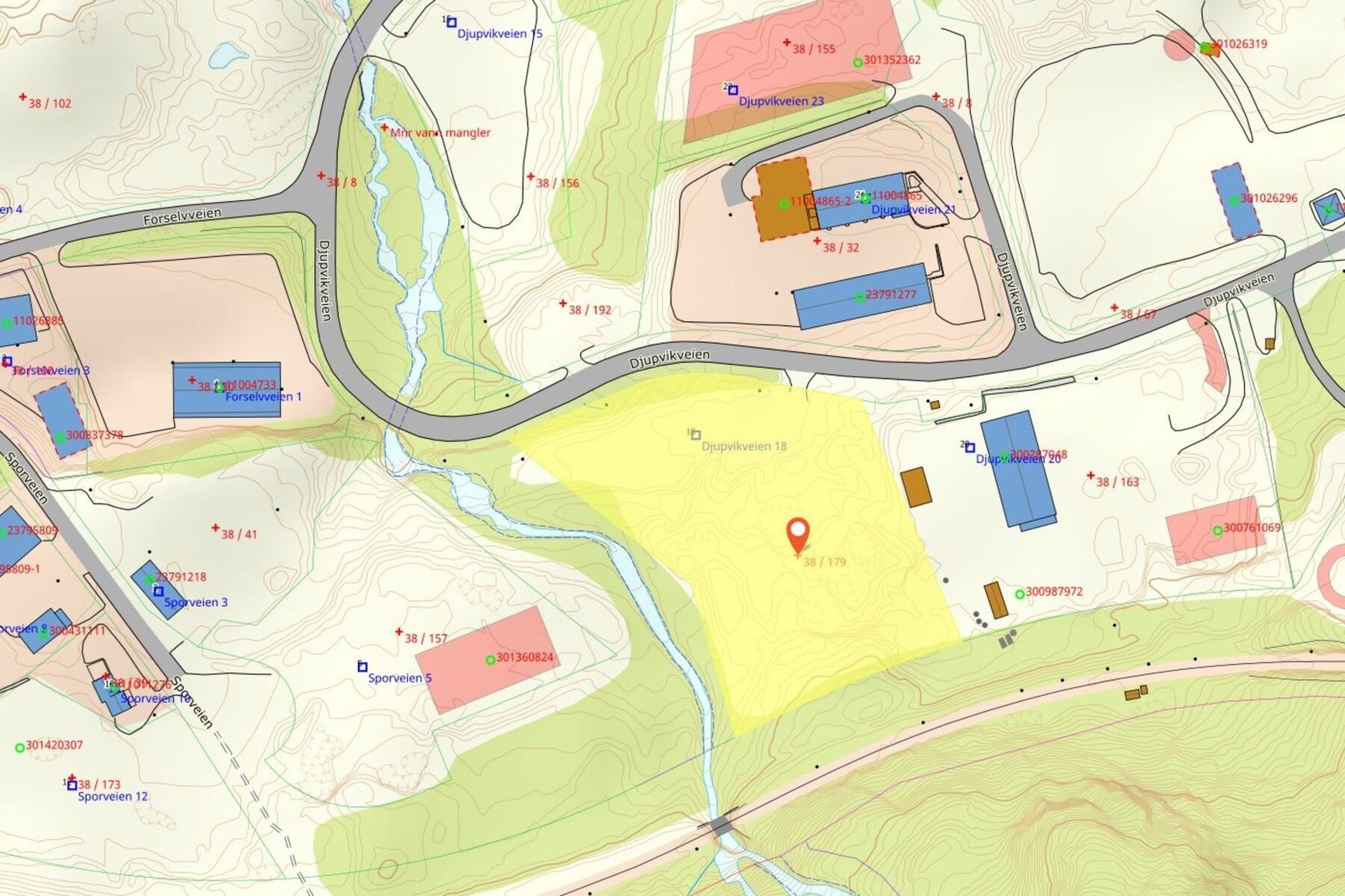 Kart hentet fra seeiendom.no Galleribilde