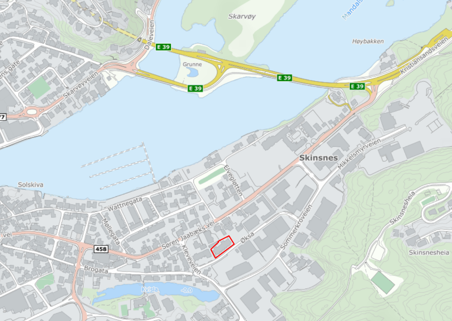 Oversiktskart Galleribilde