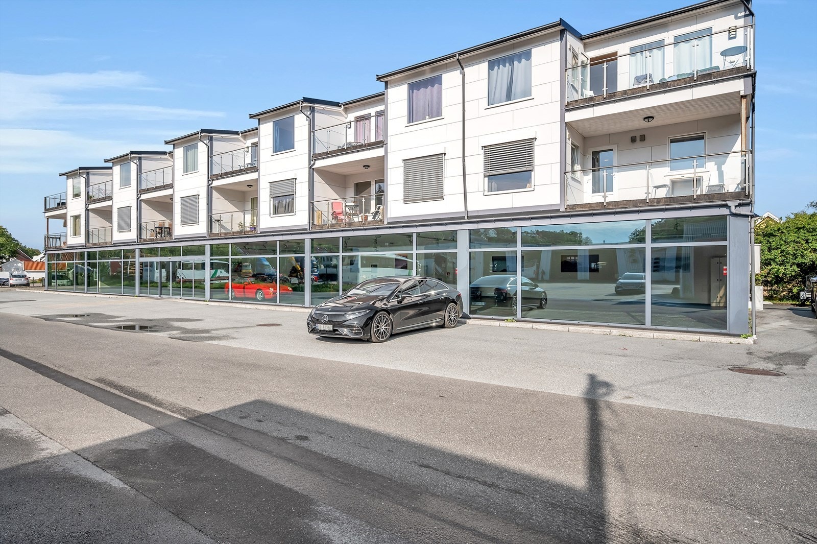 Glassfasade Galleribilde