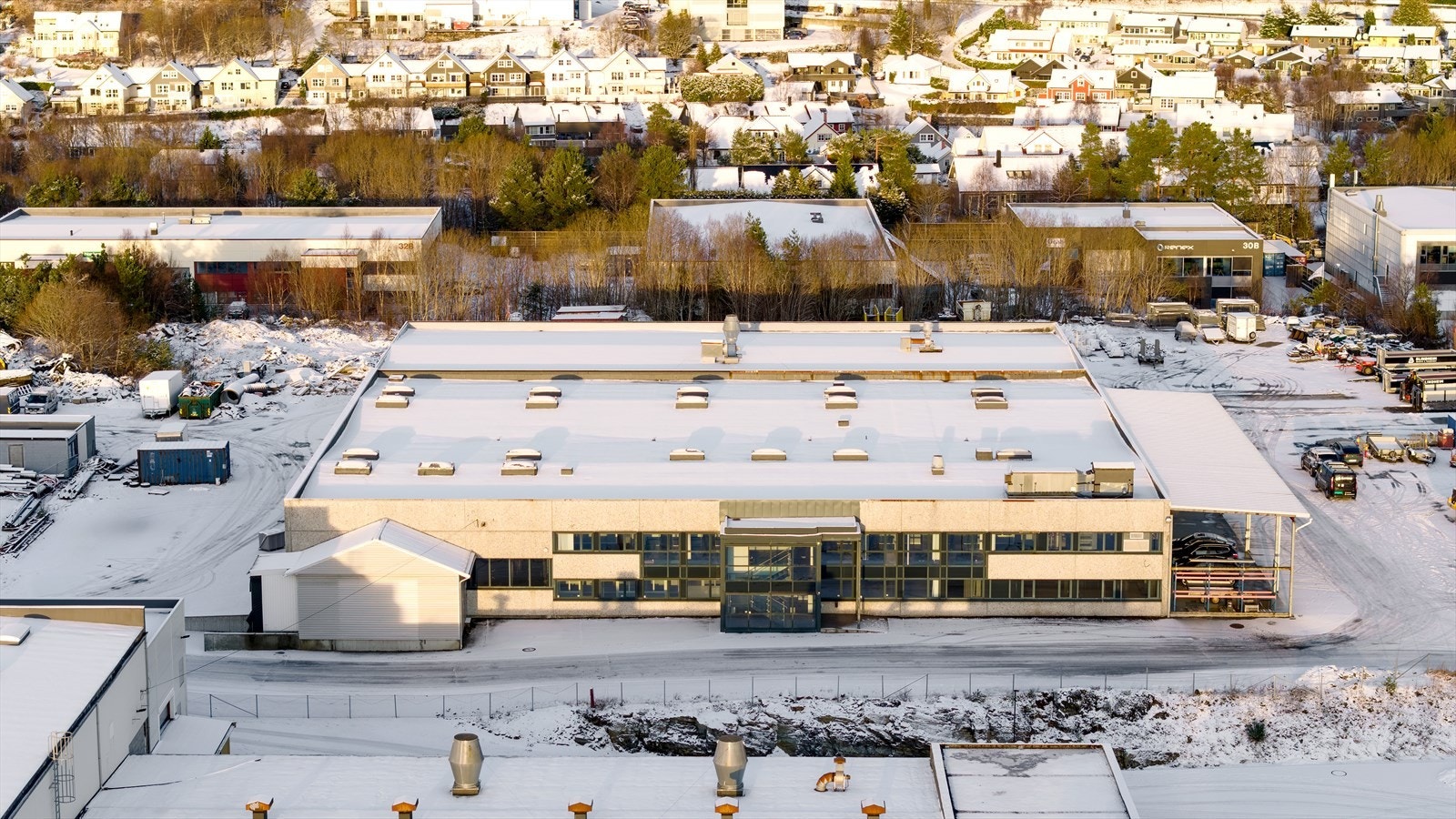 Dronefoto Galleribilde
