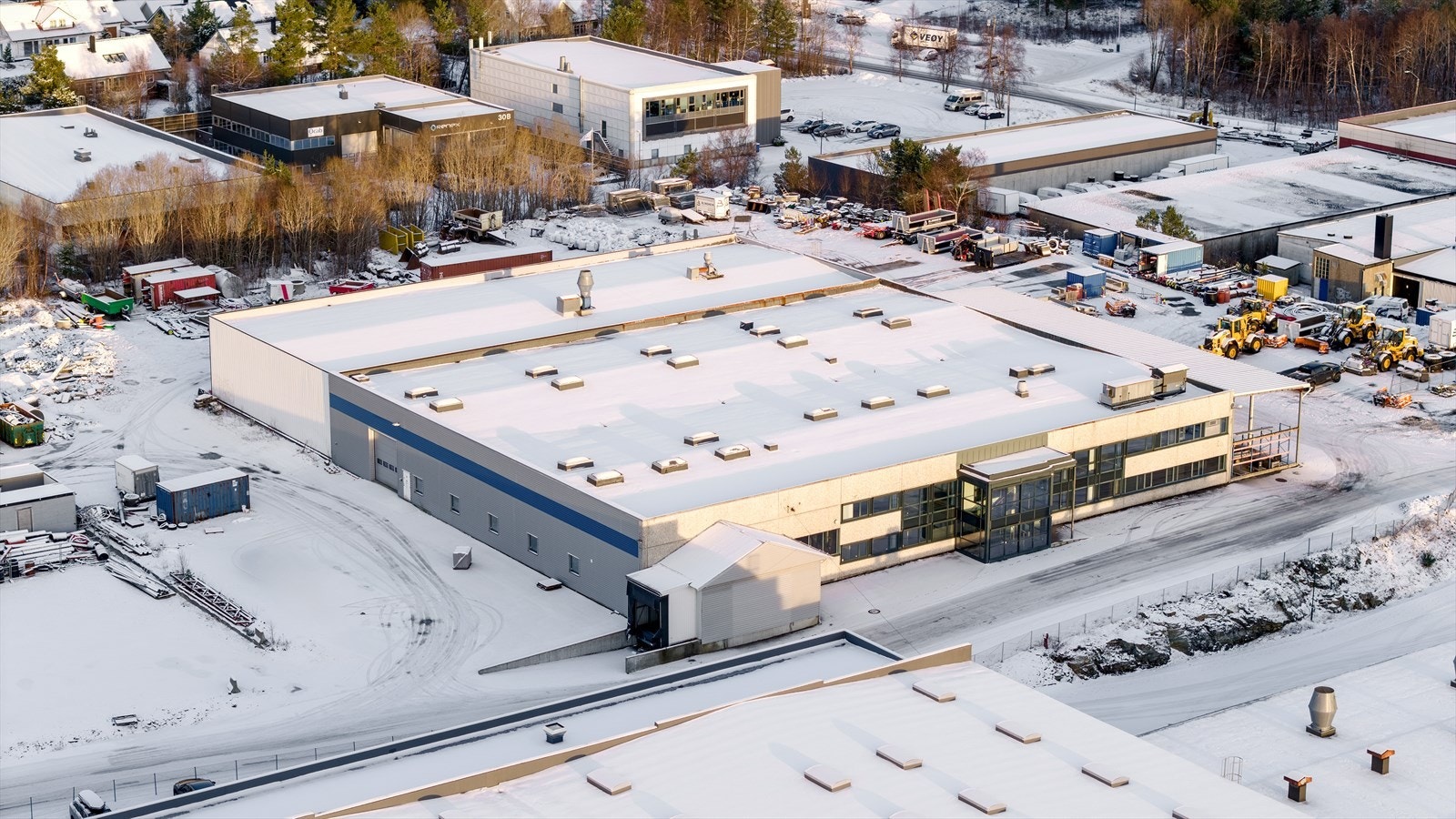 Dronefoto Galleribilde
